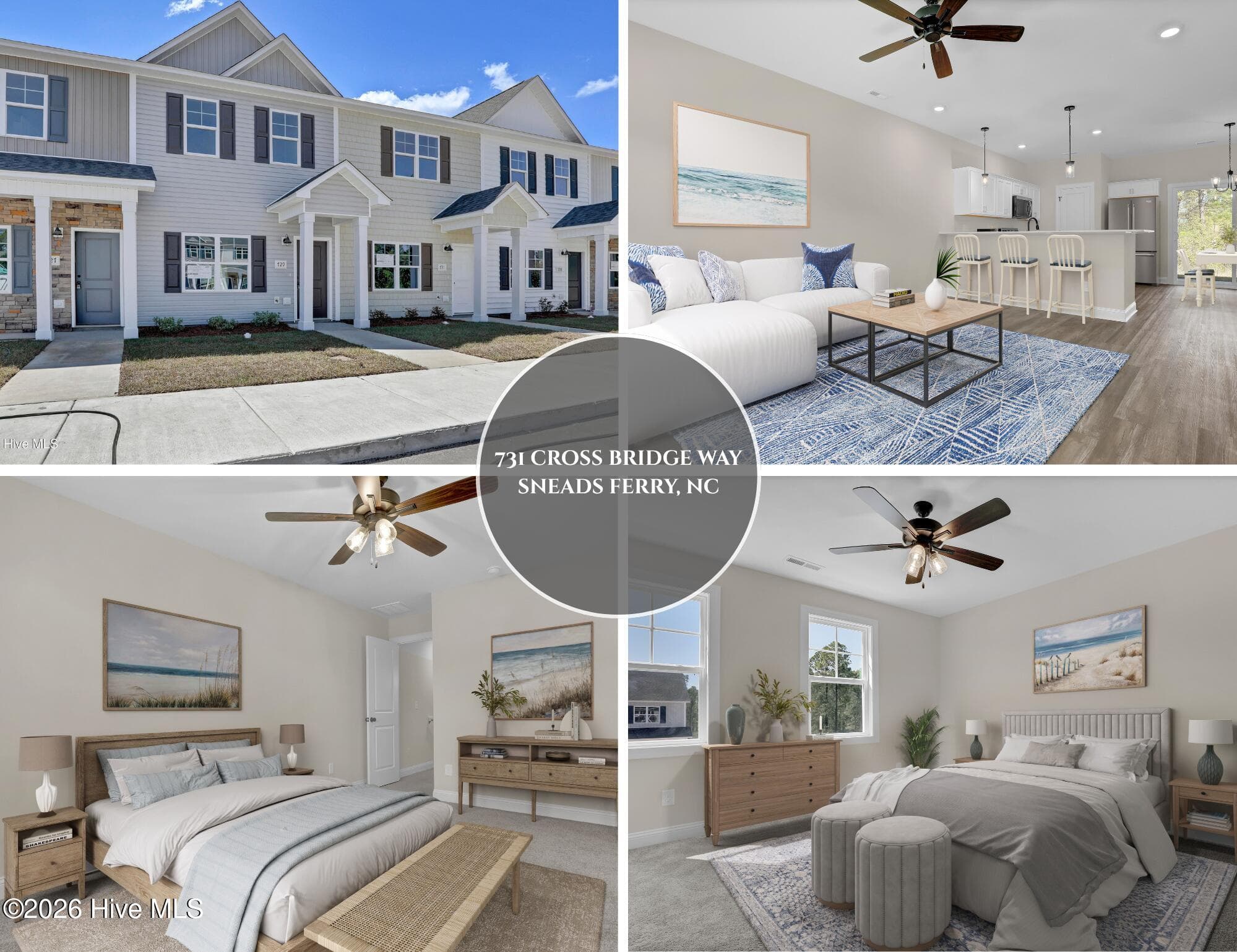 Exterior of 731 Cross Bridge Way Lot 15, Sneads Ferry, NC 28460