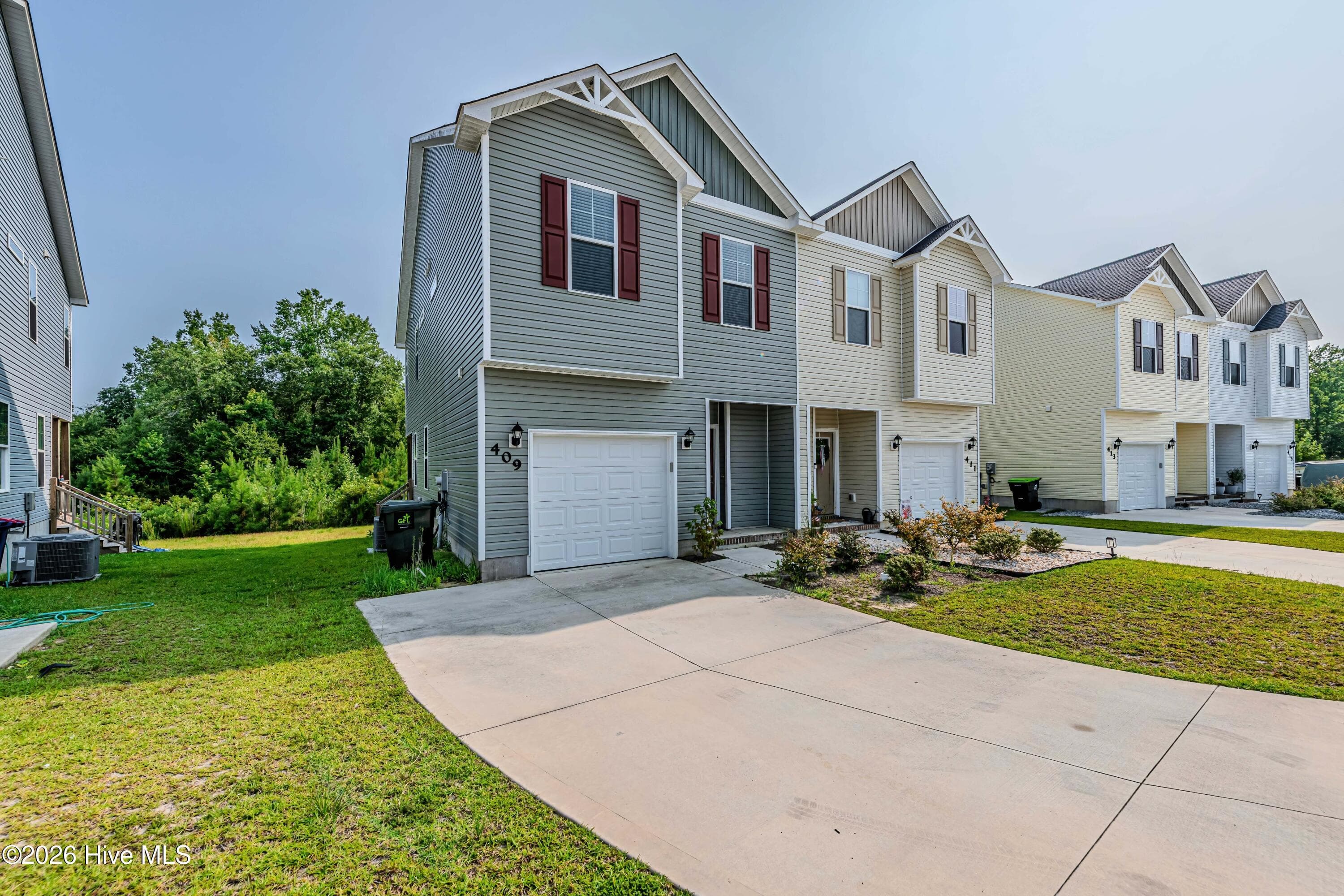 Exterior of 409 Blockade Shoal Lane, Jacksonville, NC 28546