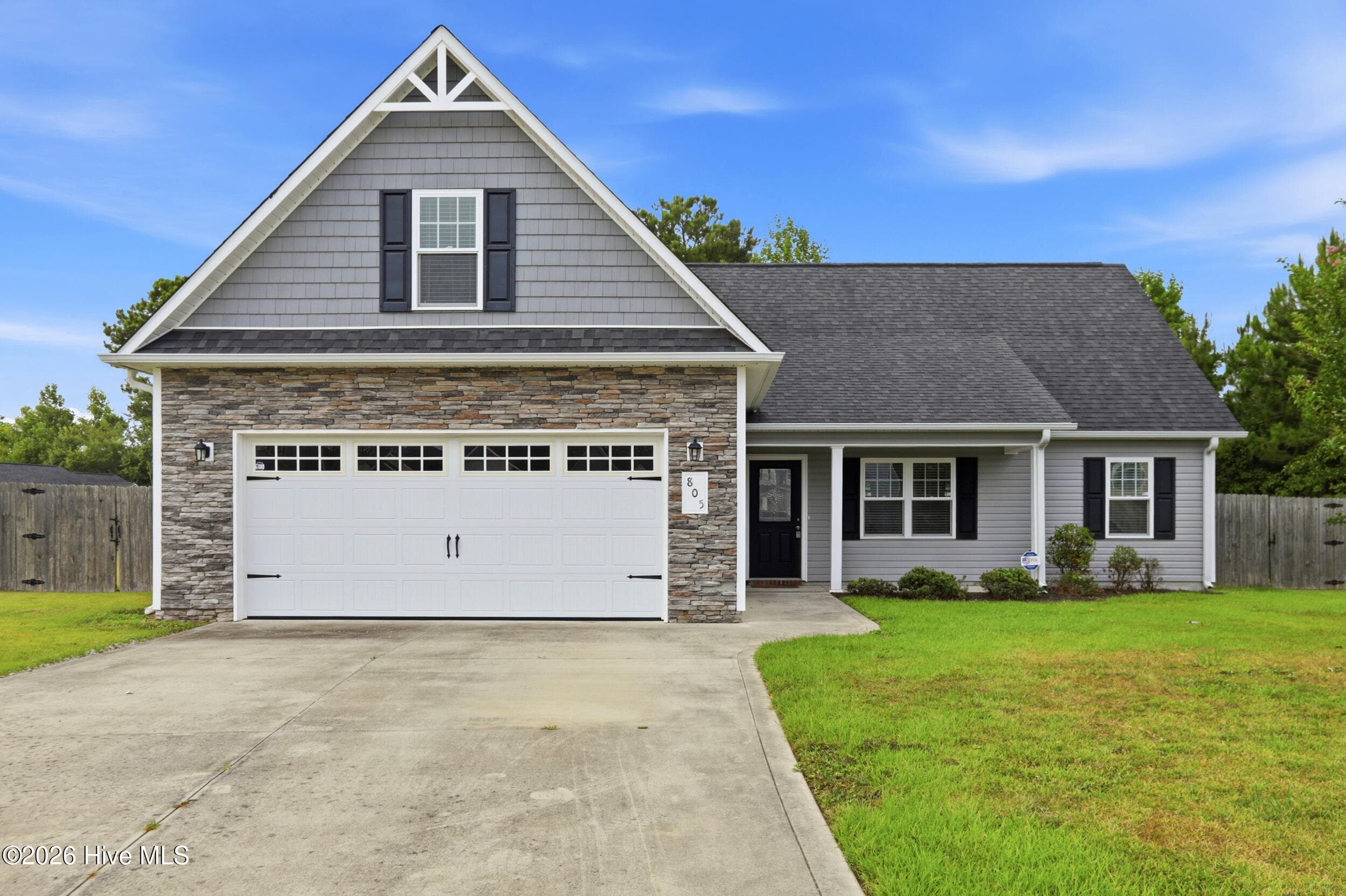 Exterior of 805 Cross Wind Court, Sneads Ferry, NC 28460