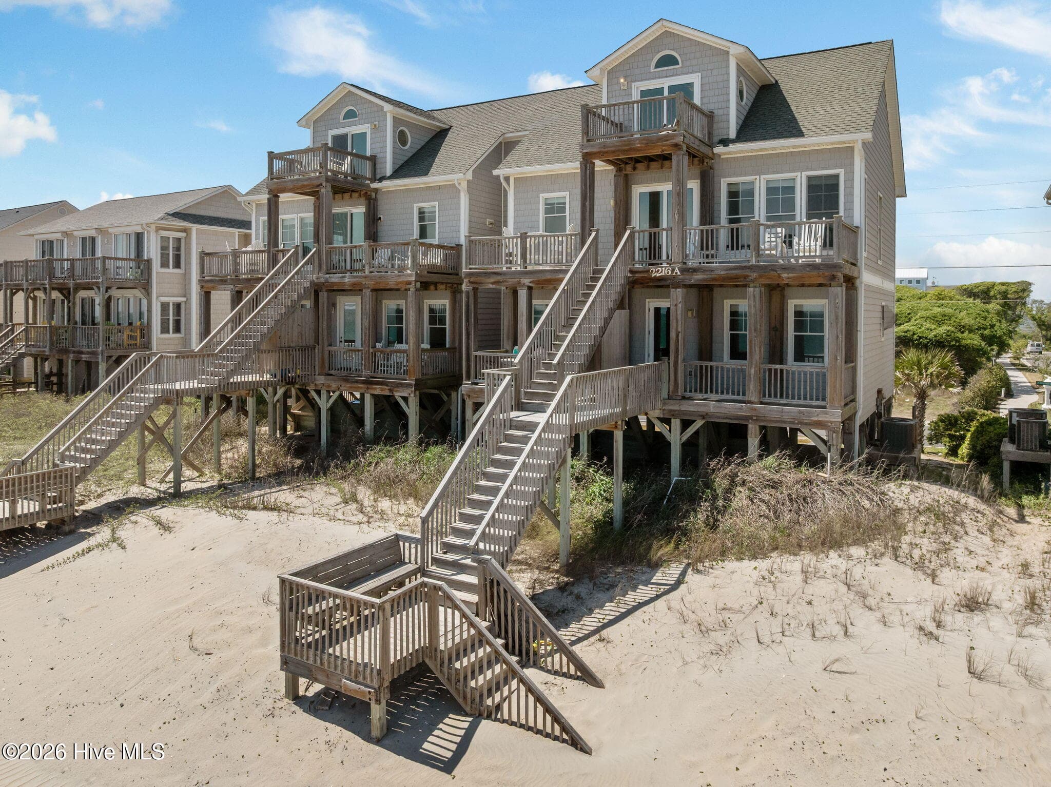 Exterior of 2216 S Shore Drive A & B, Surf City, NC 28445