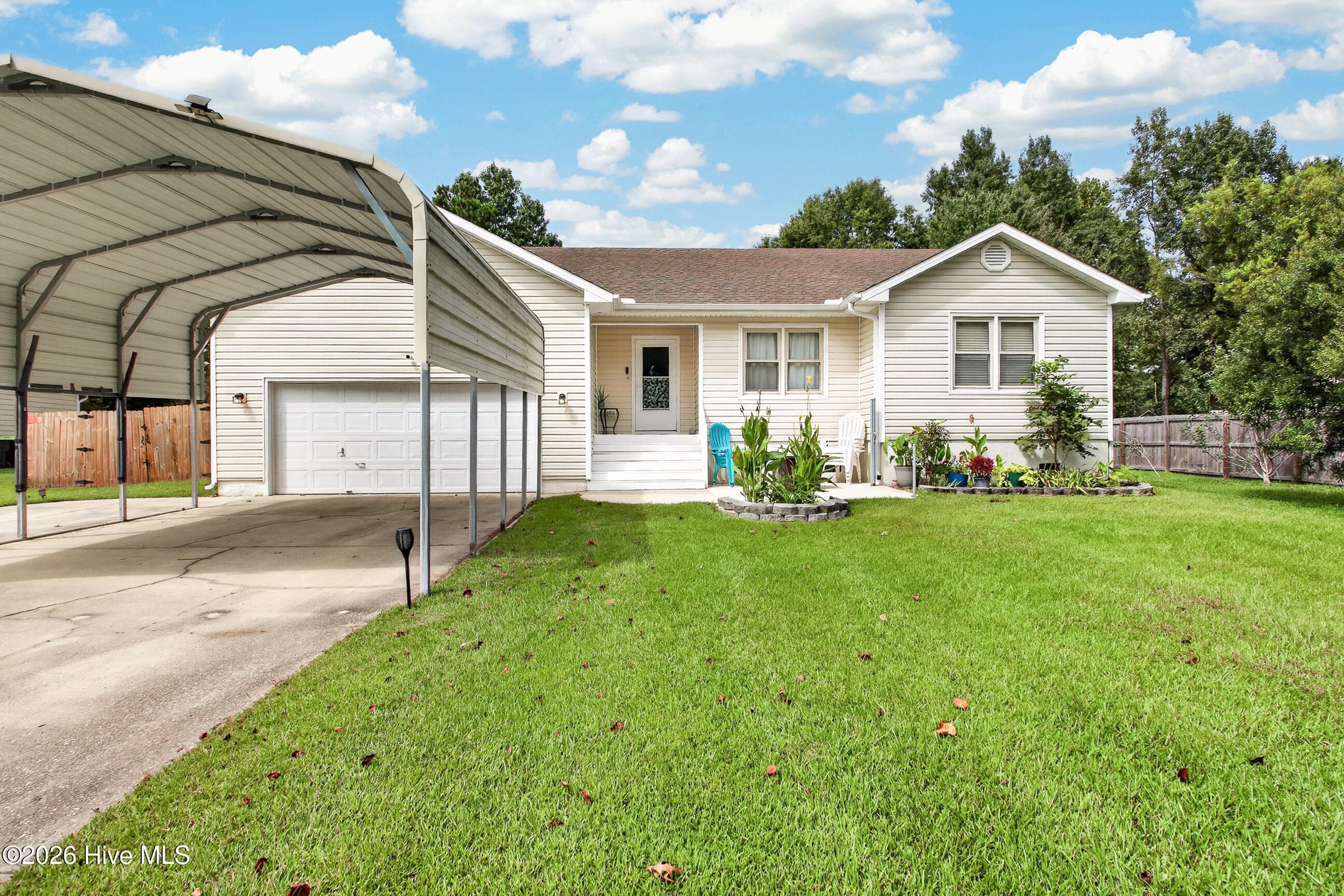 Front of 106 Quartz Drive, Jacksonville, NC 28540