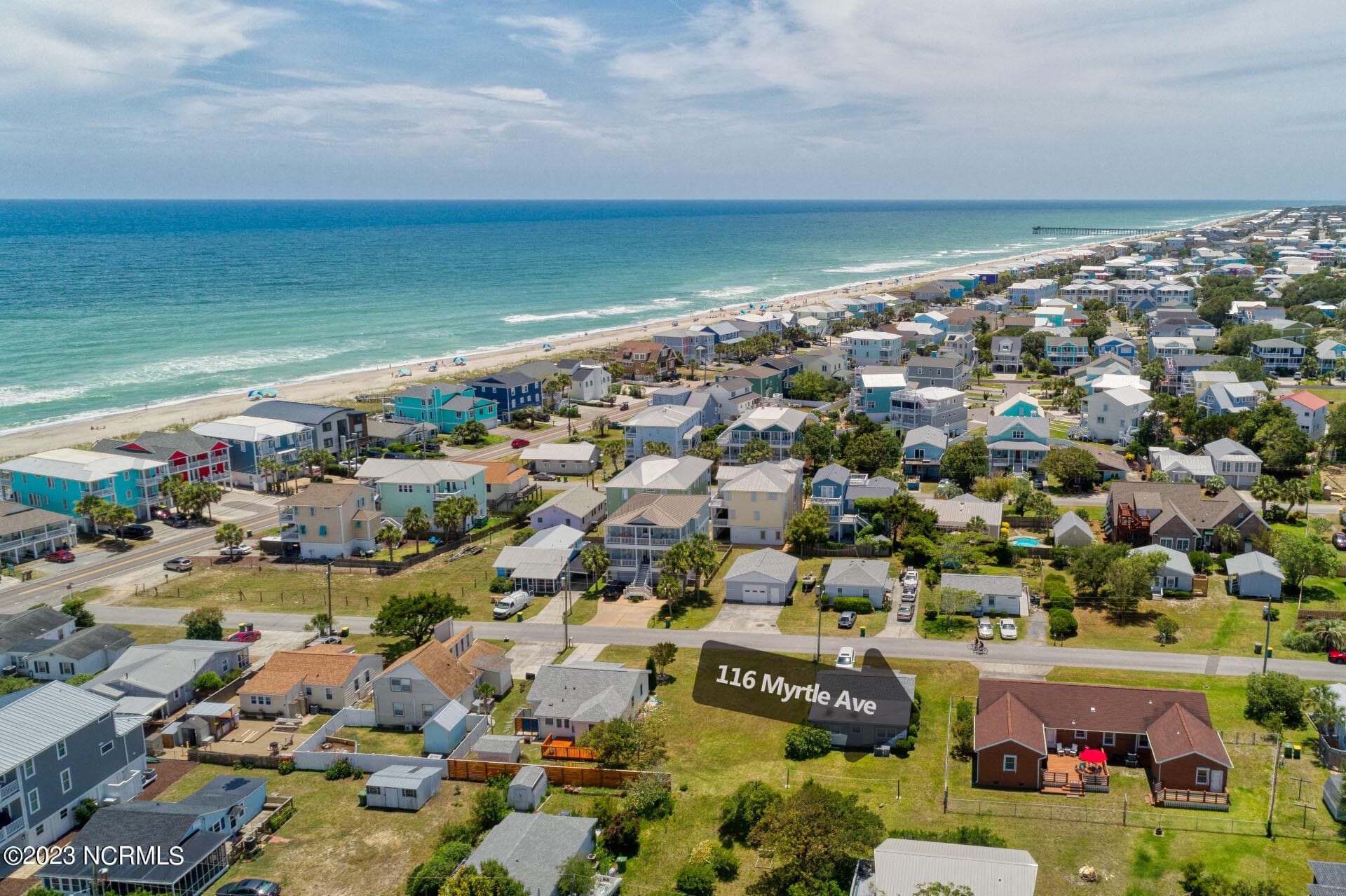 Front of 116 Myrtle Avenue, Kure Beach, NC 28449