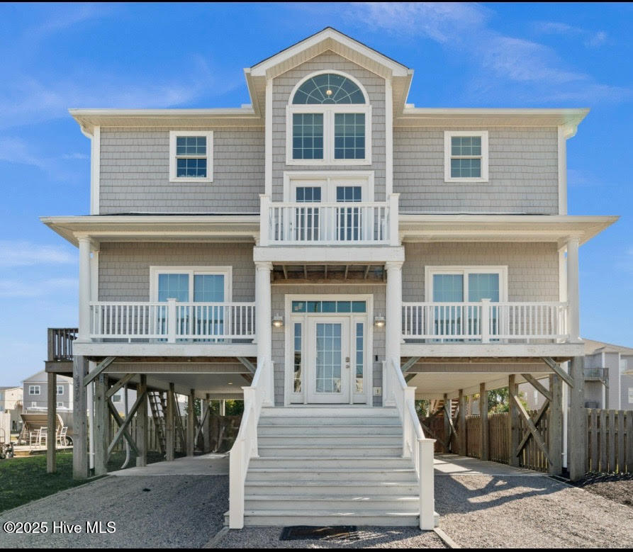 Exterior of 1318 N New River Drive, Surf City, NC 28445