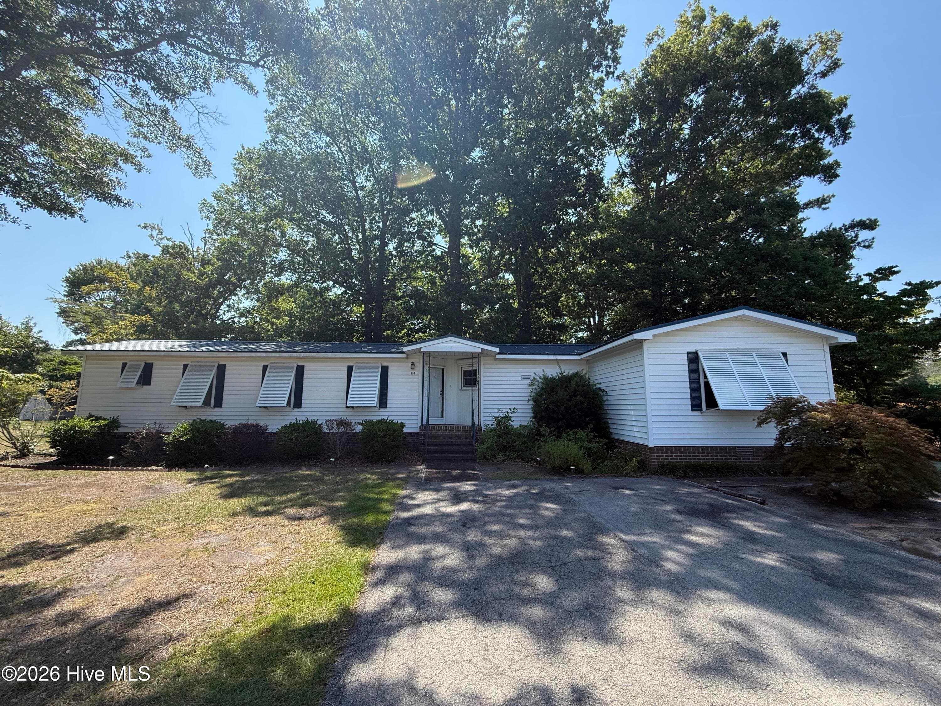 Front of 114 Lejeune Road, Cape Carteret, NC 28584