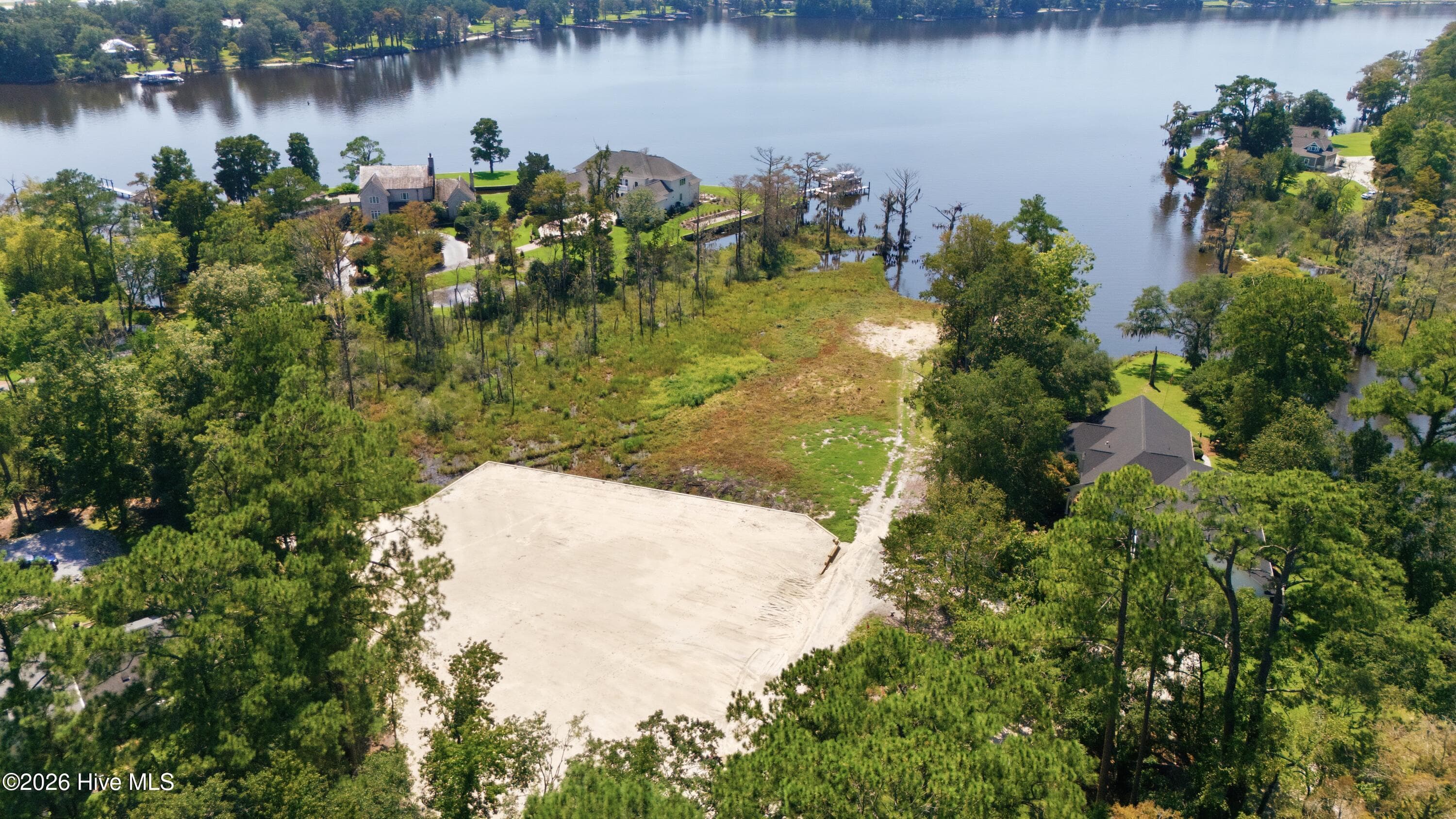 Front of 101 Lodge Drive, Trent Woods, NC 28562