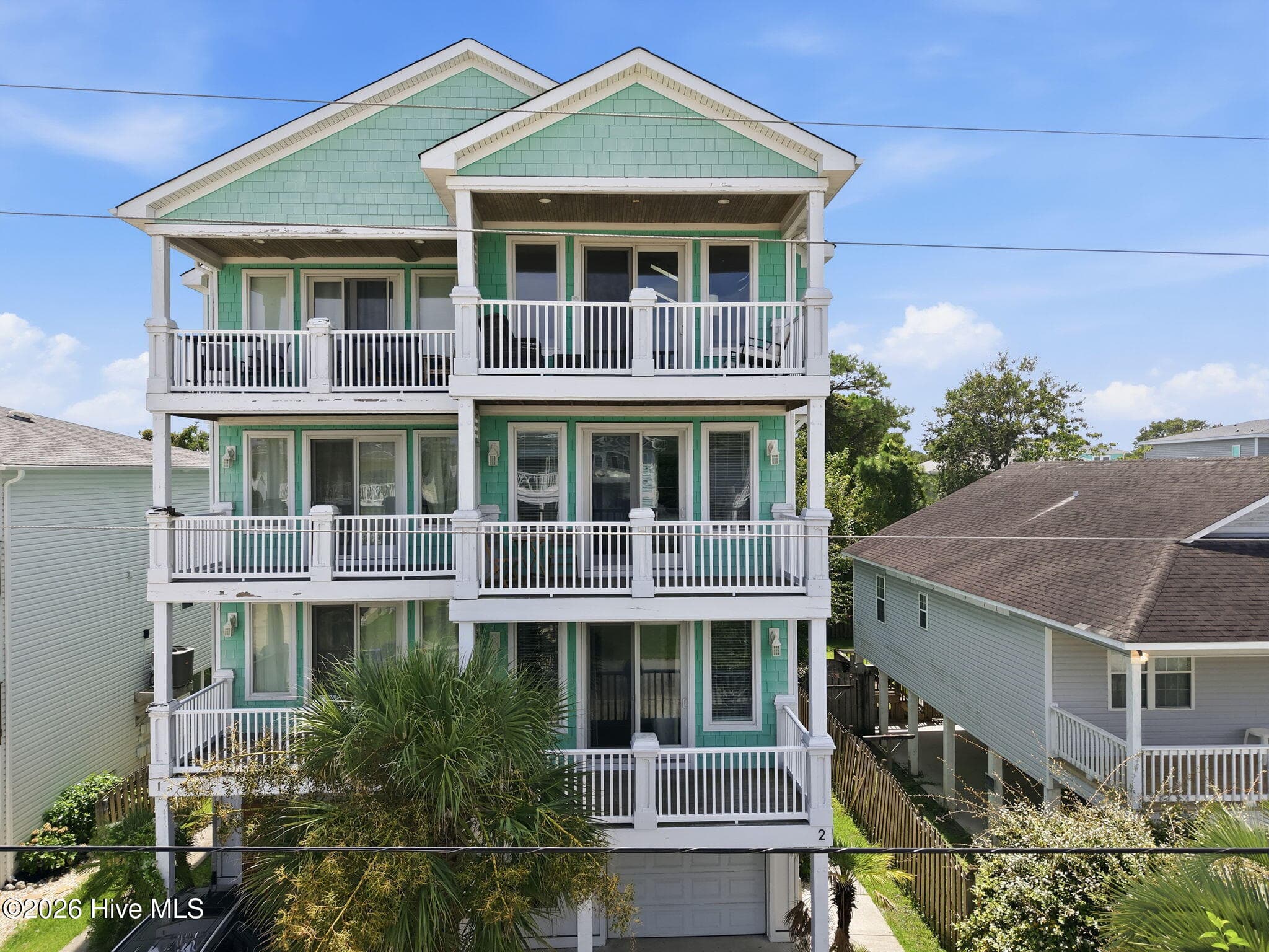 Front of 307 Greenville Avenue Unit 2, Carolina Beach, NC 28428