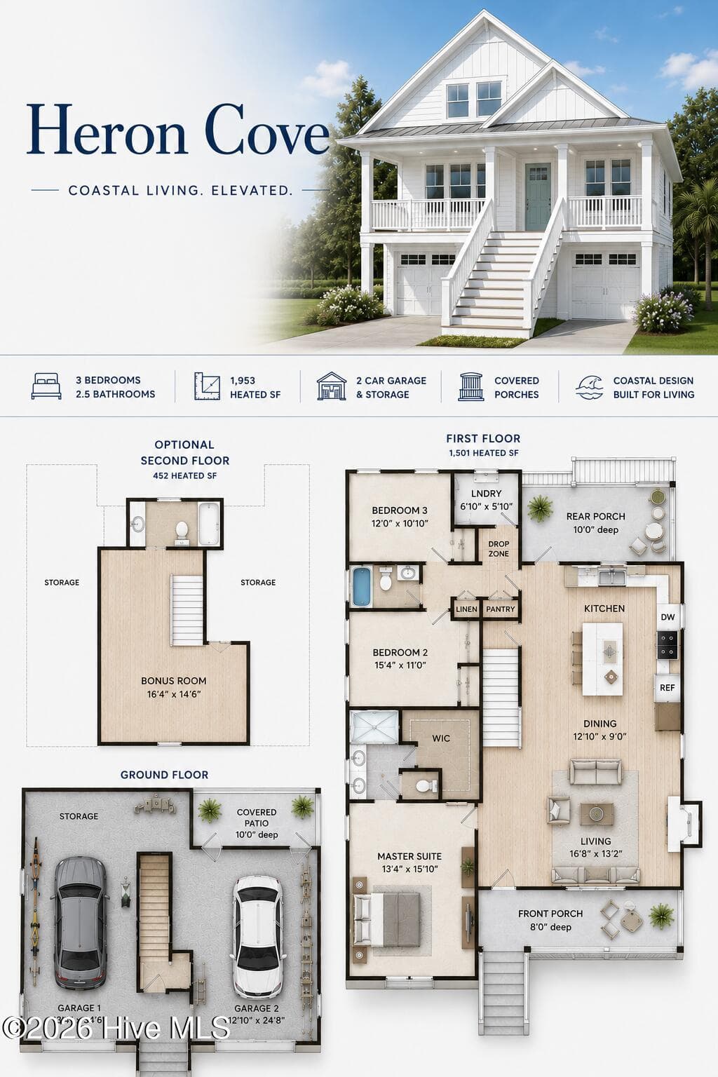 Exterior of 311 Royal Eagle Court, Sneads Ferry, NC 28460