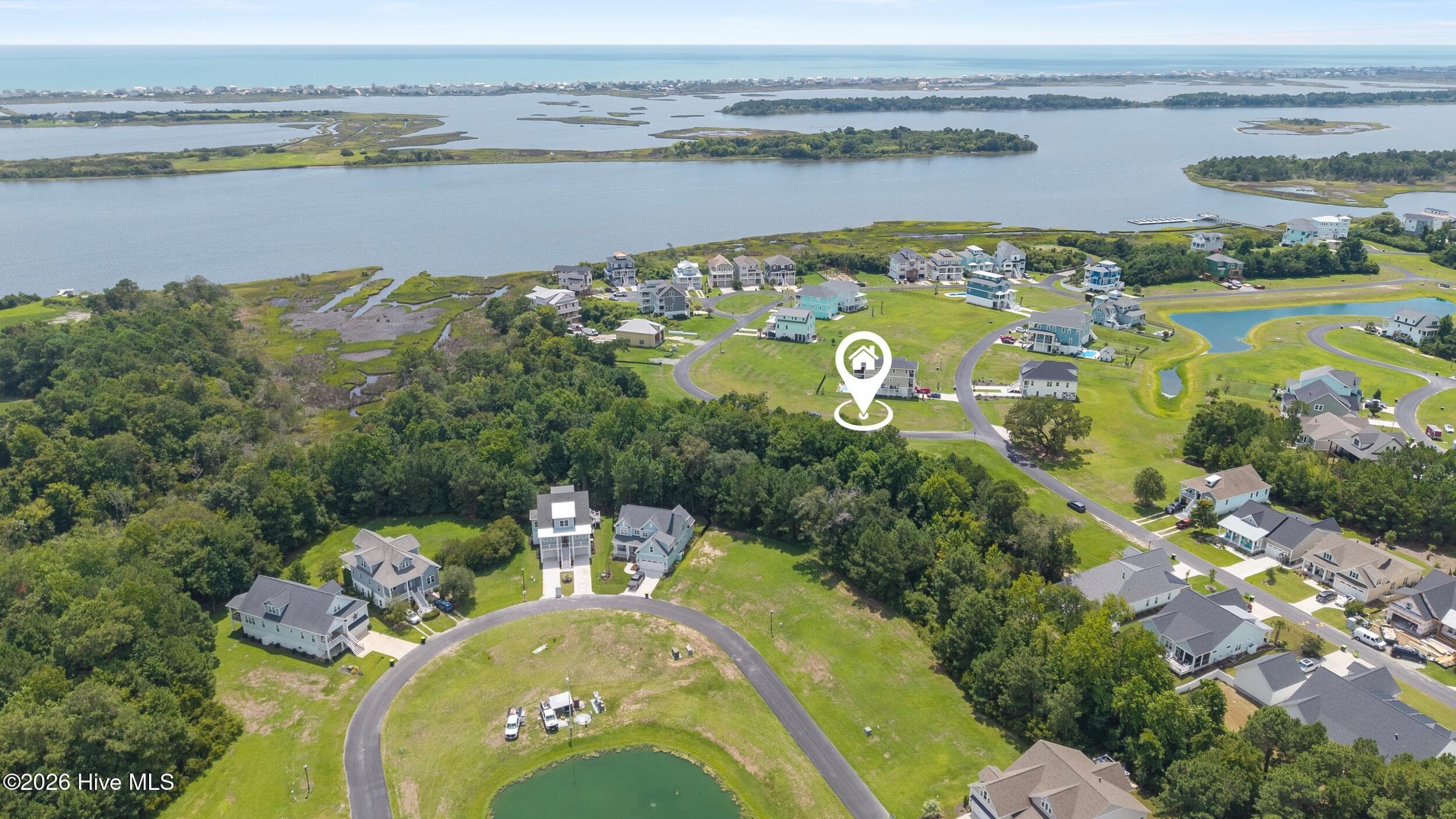 Front of 207 Marshside Landing, Holly Ridge, NC 28445