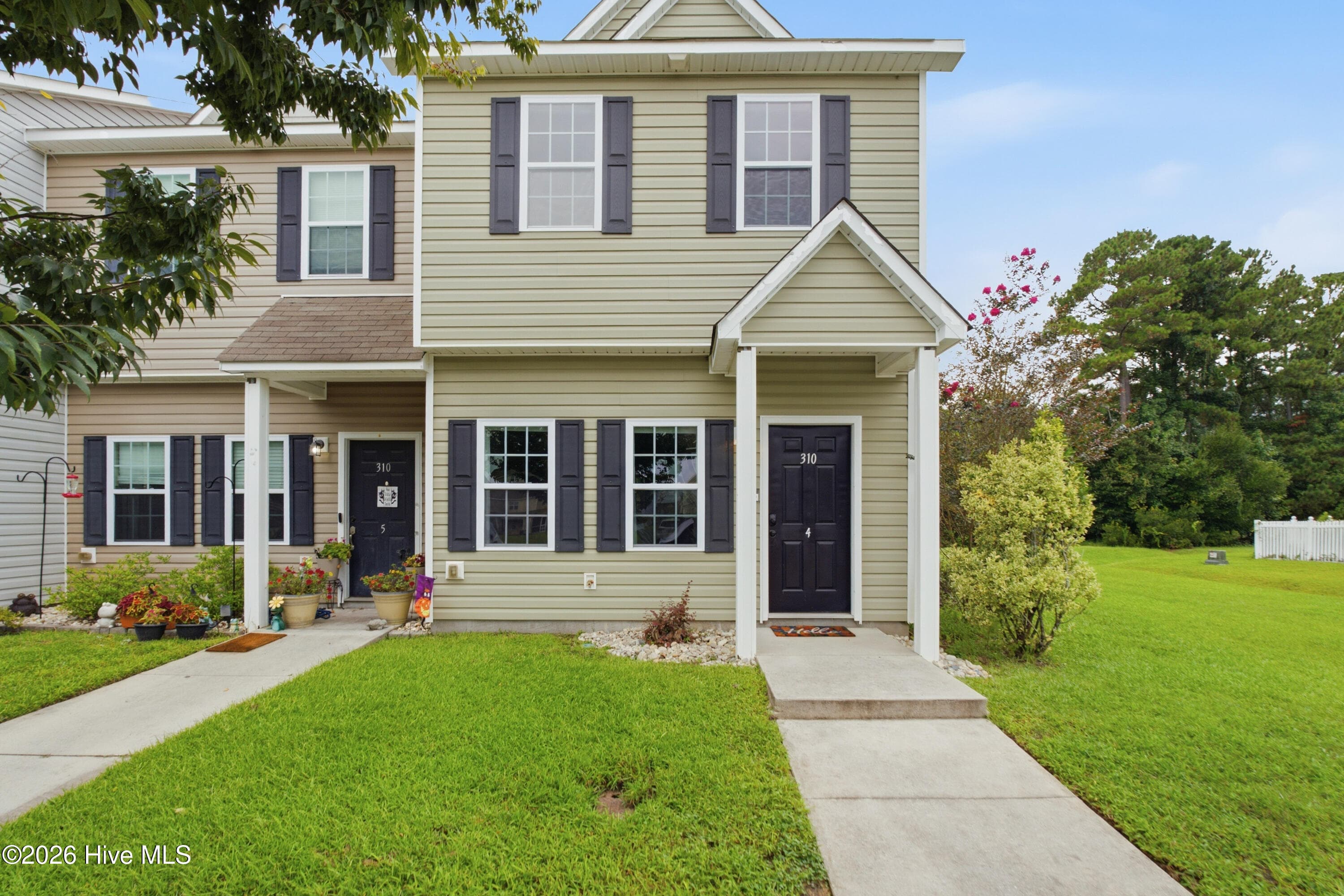 Front of 310 Burley Drive 4, Hubert, NC 28539