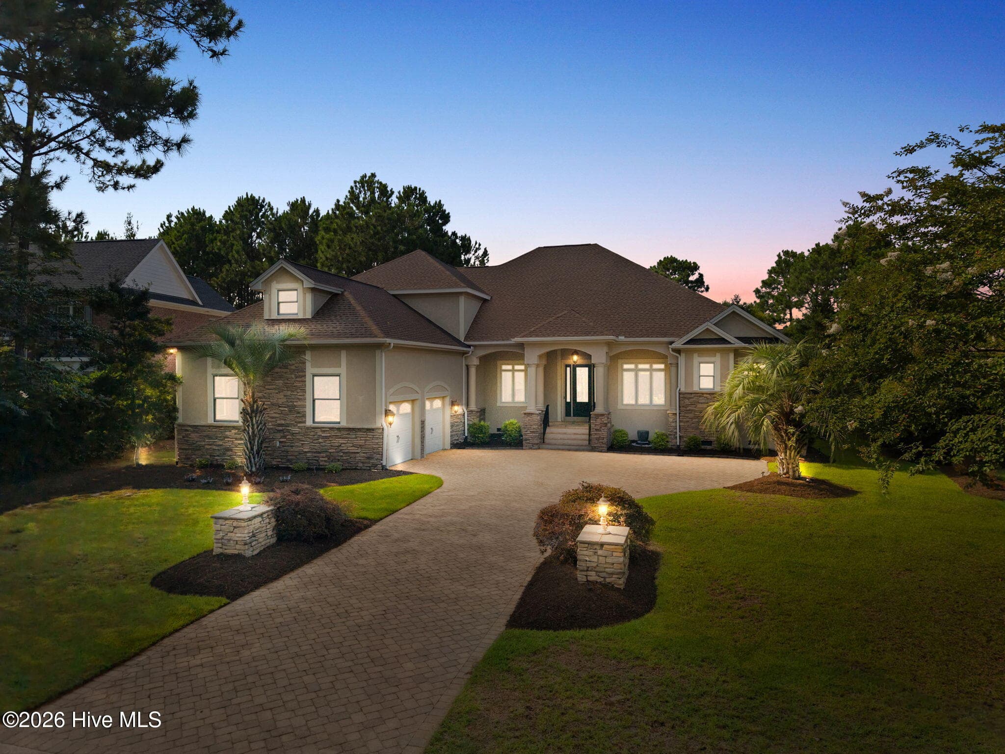 Front of 3858 Ridge Crest Drive, Southport, NC 28461