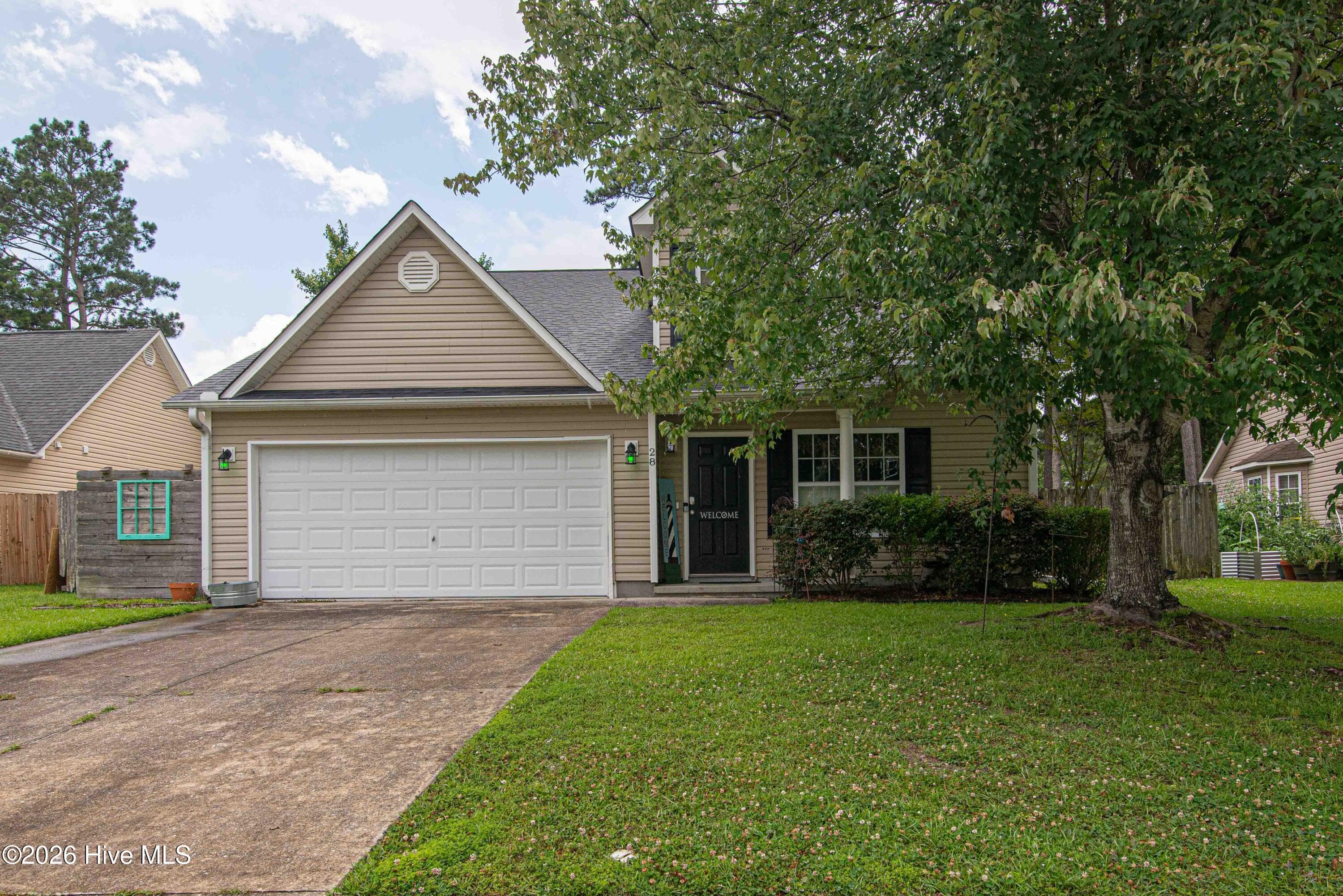 Front of 28 Jasmine Lane, Jacksonville, NC 28546