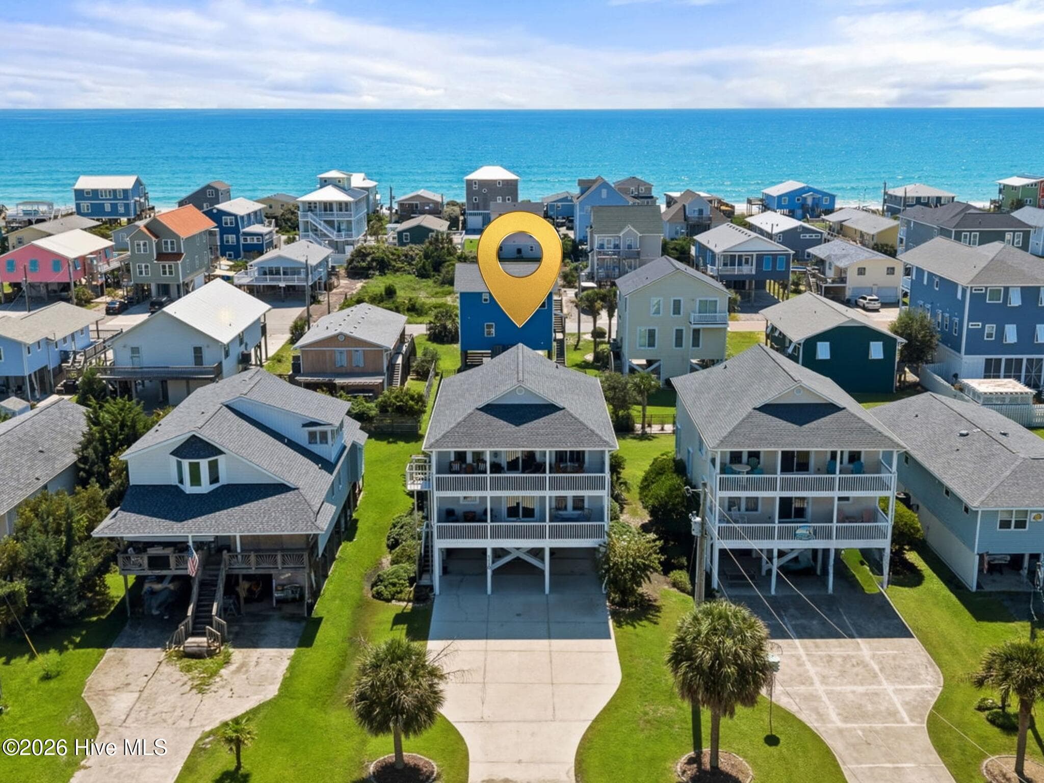 Exterior of 1110 N New River Drive, Surf City, NC 28445