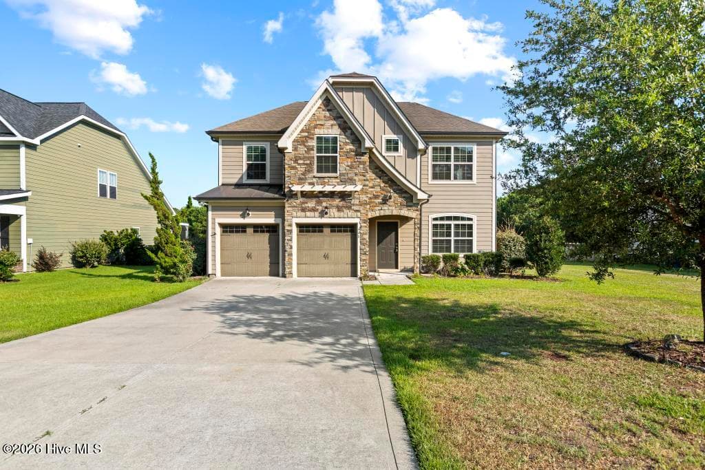 Exterior of 408 Canvasback Lane, Sneads Ferry, NC 28460