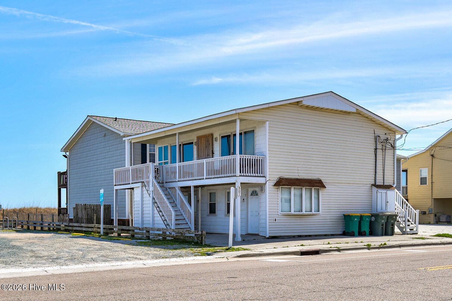 Front of 501 Fort Fisher Boulevard S Unit 6 & 7, Kure Beach, NC 28449