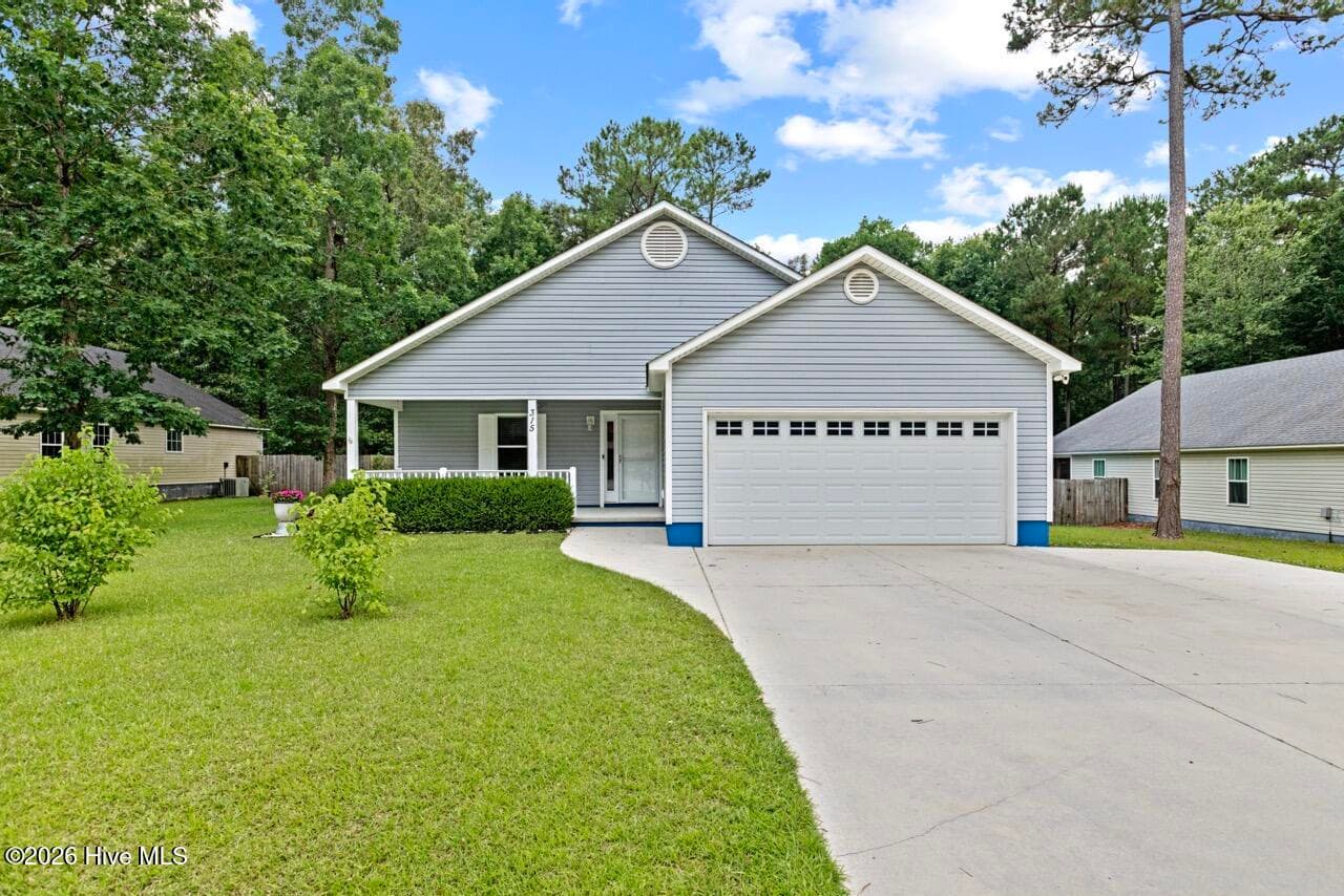 Exterior of 315 Sugarberry Court, Jacksonville, NC 28540