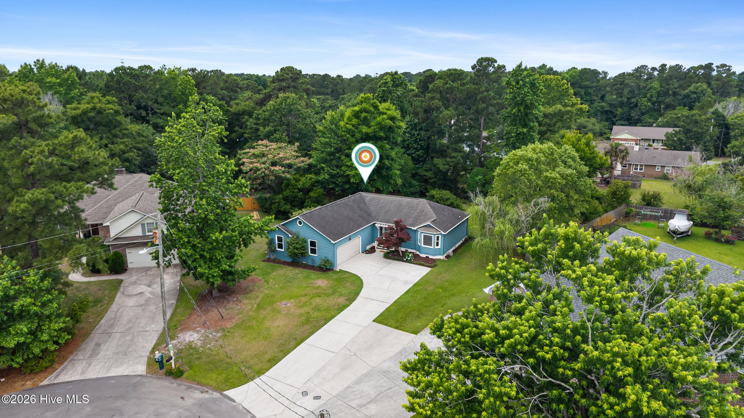Exterior of 717 Grey Squirrel Drive, Wilmington, NC 28409