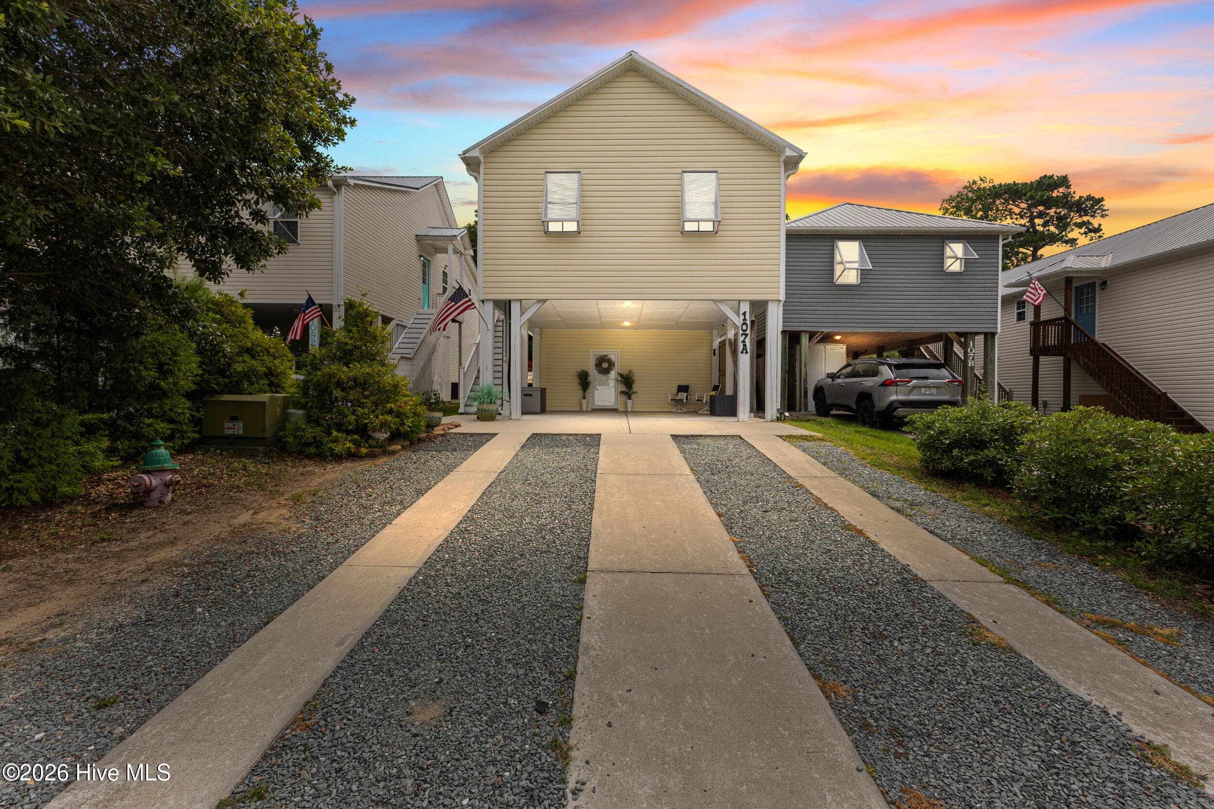 Front of 107a James Avenue, Holly Ridge, NC 28445