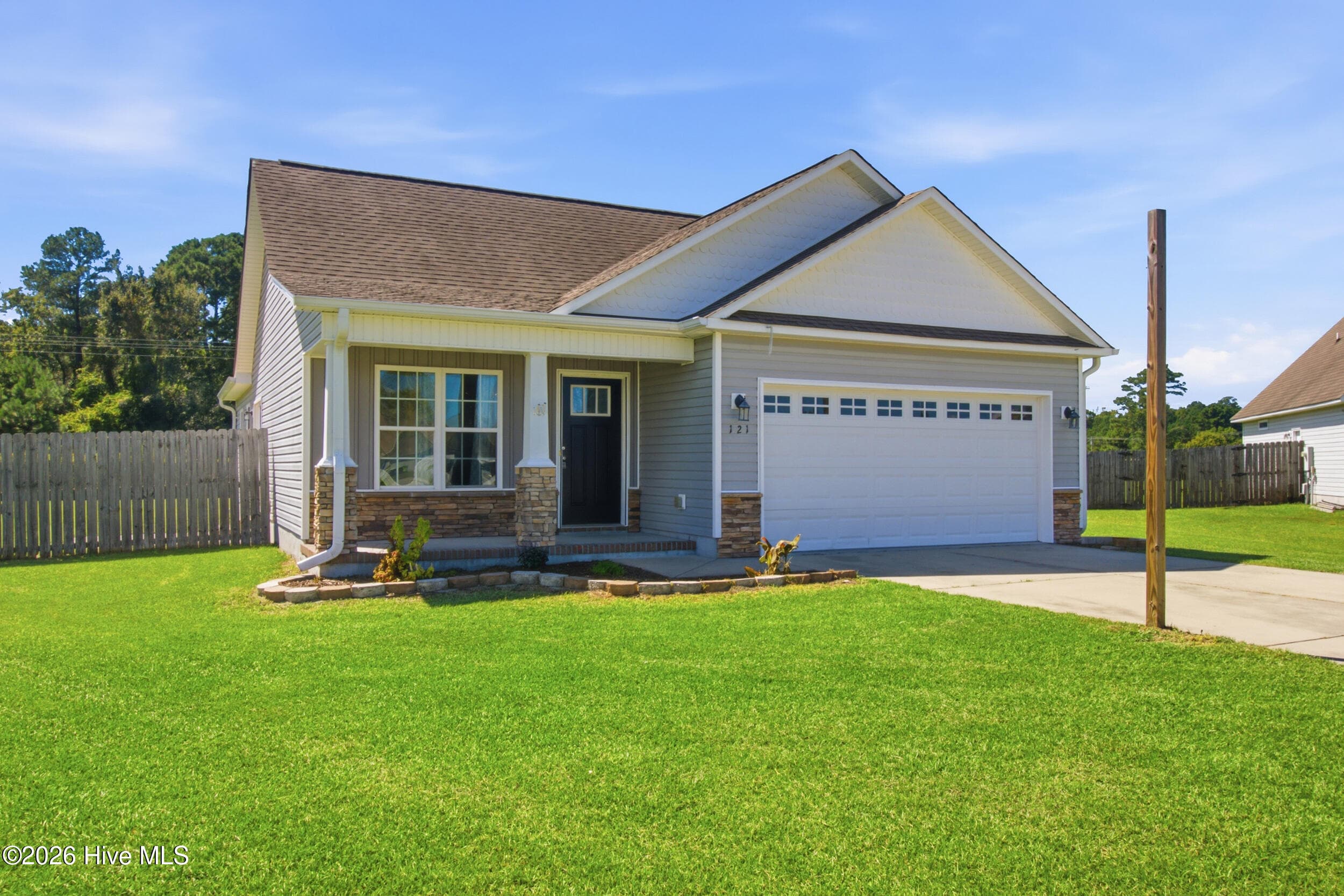 Front of 121 Grist Mill Drive, Havelock, NC 28532