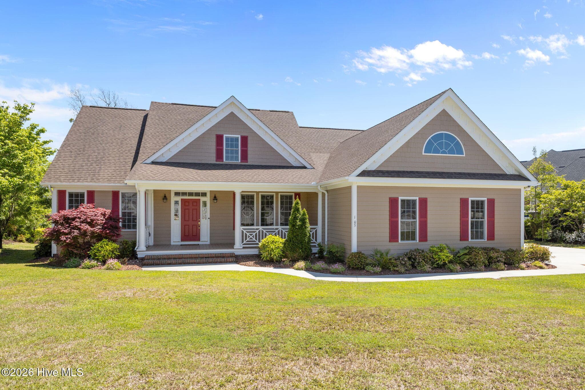 Front of 103 Fawn Creek Court, Cedar Point, NC 28584