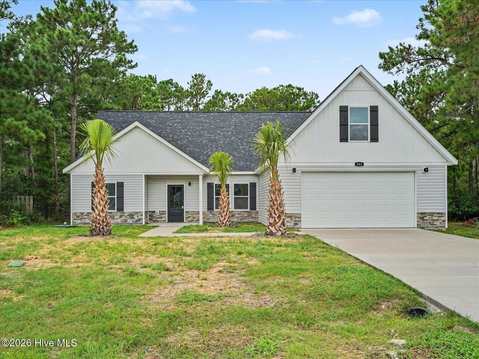 Exterior of 603 Pennywort Court, Sneads Ferry, NC 28460