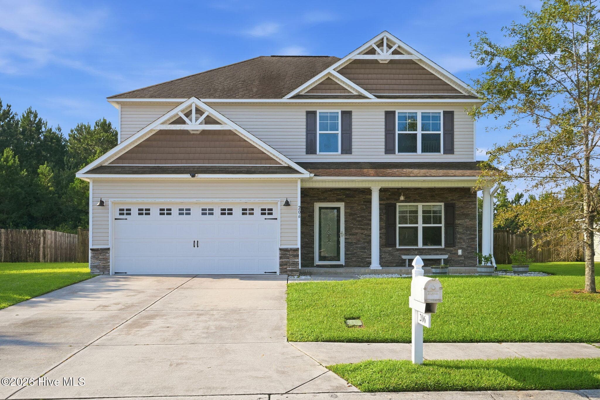 Exterior of 206 Seville Street, Jacksonville, NC 28546