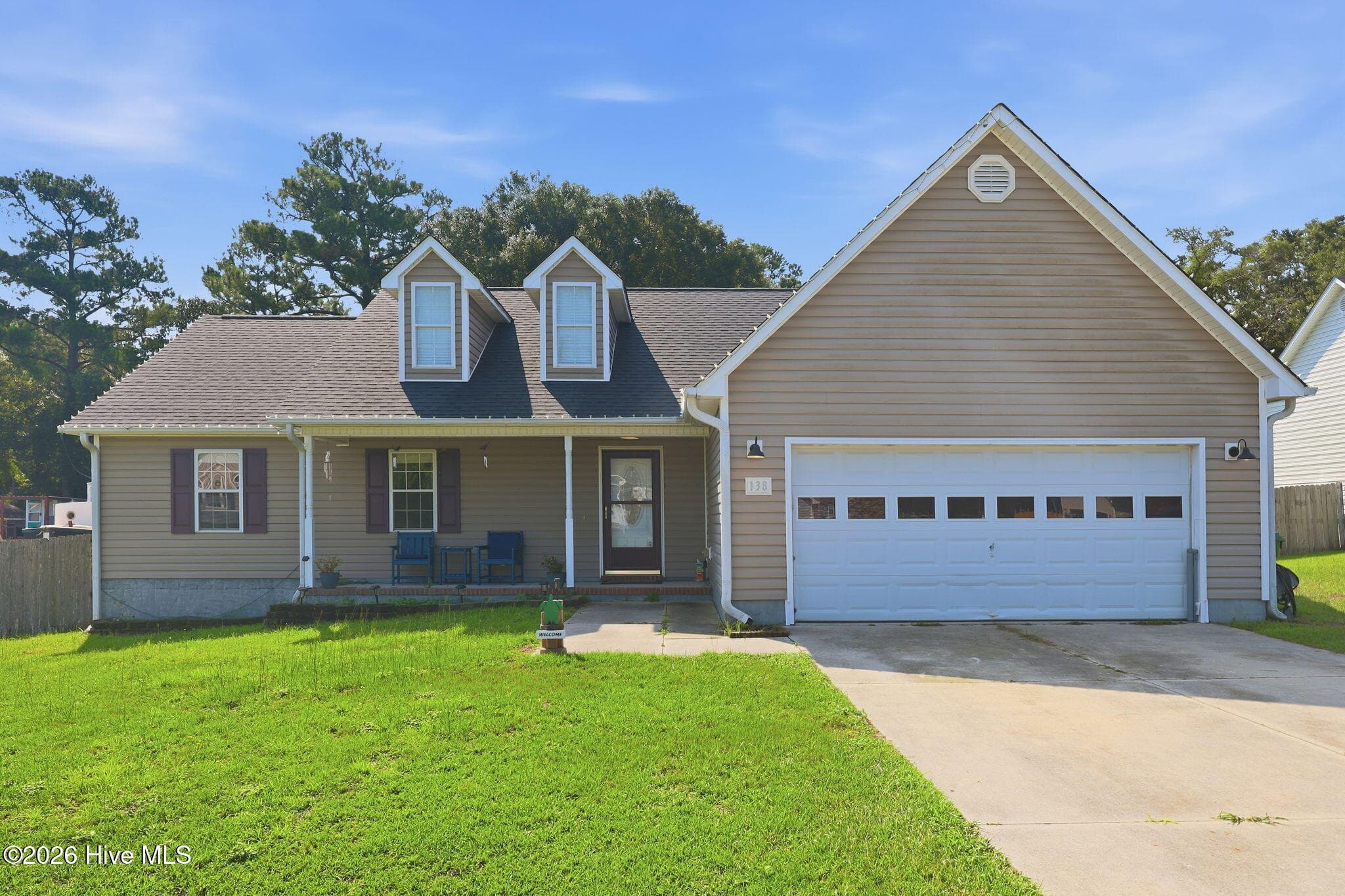 Exterior of 138 Lawndale Lane, Sneads Ferry, NC 28460