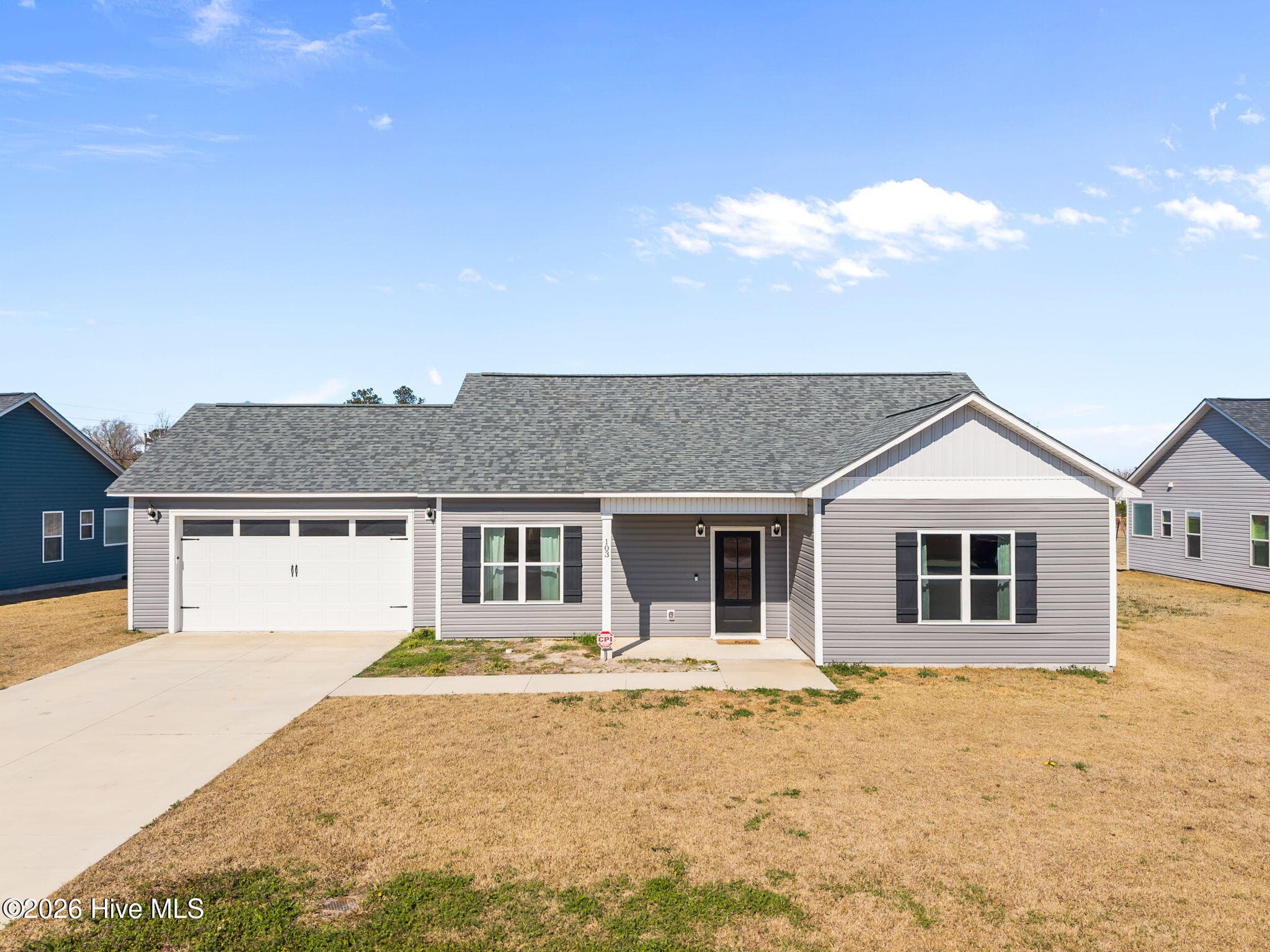 Front of 103 Adams Landing Way, Maysville, NC 28555