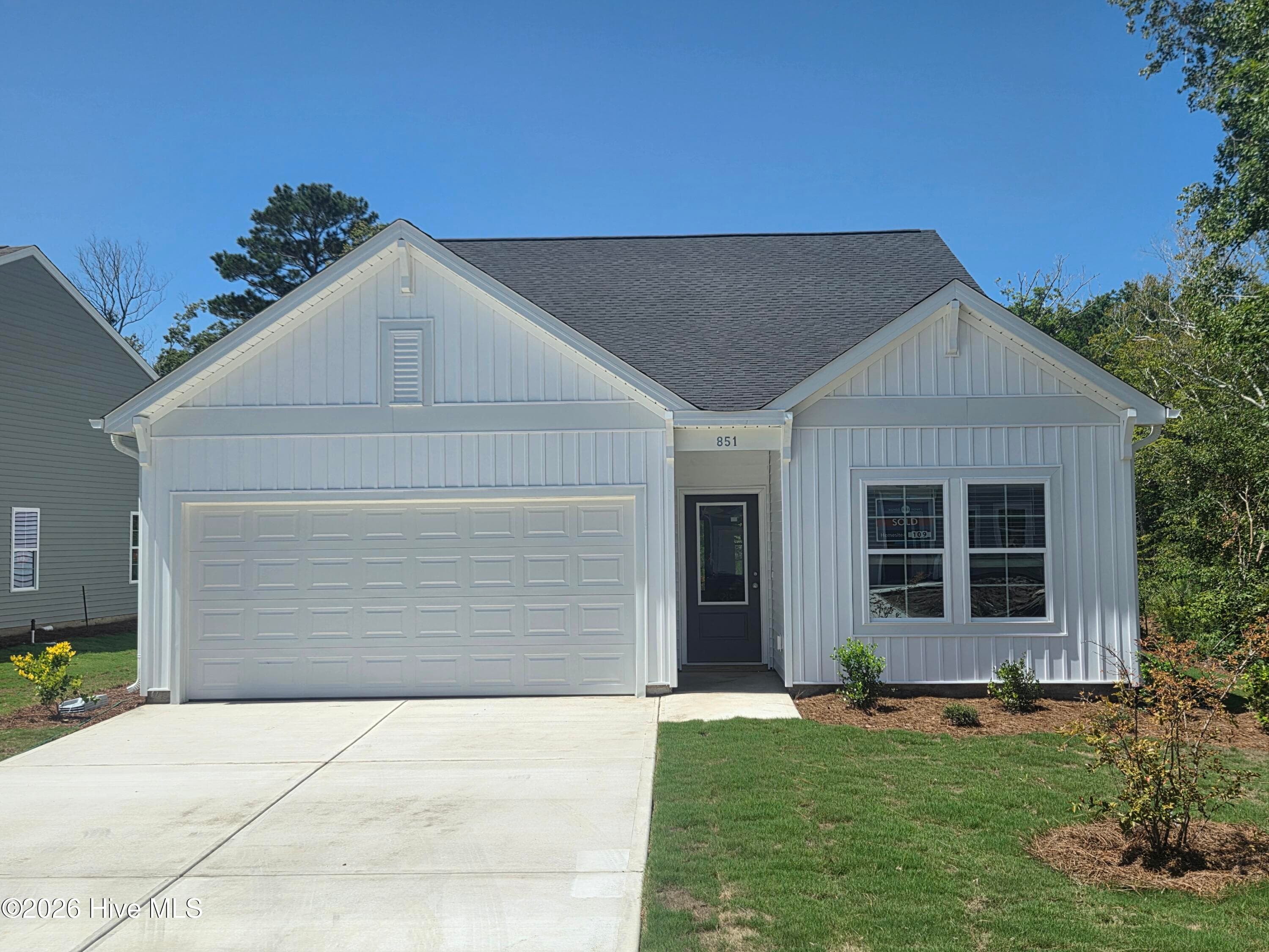 Exterior of 851 Schoolfield Drive, Sneads Ferry, NC 28460
