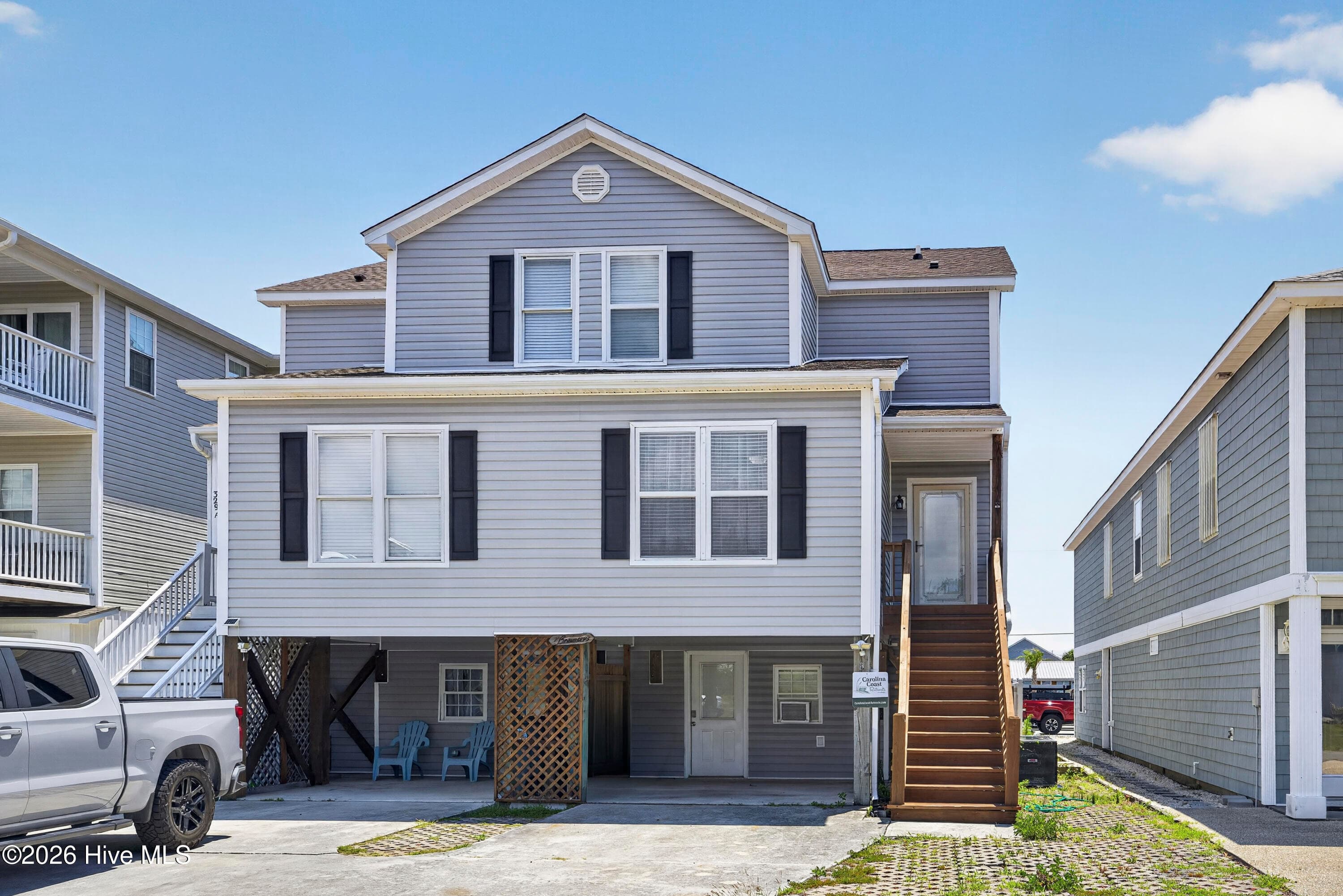 Front of 329 S Fifth Avenue S B, Kure Beach, NC 28449