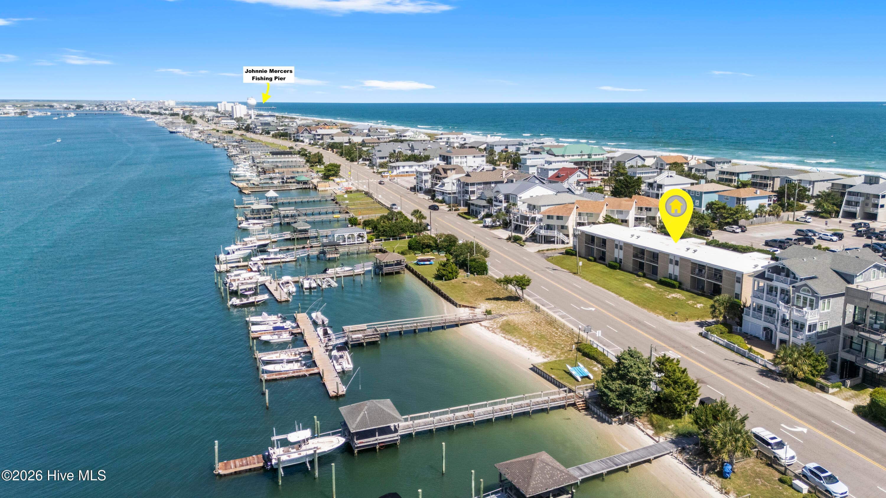 Front of 624 Waynick Boulevard Unit 101, Wrightsville Beach, NC 28480