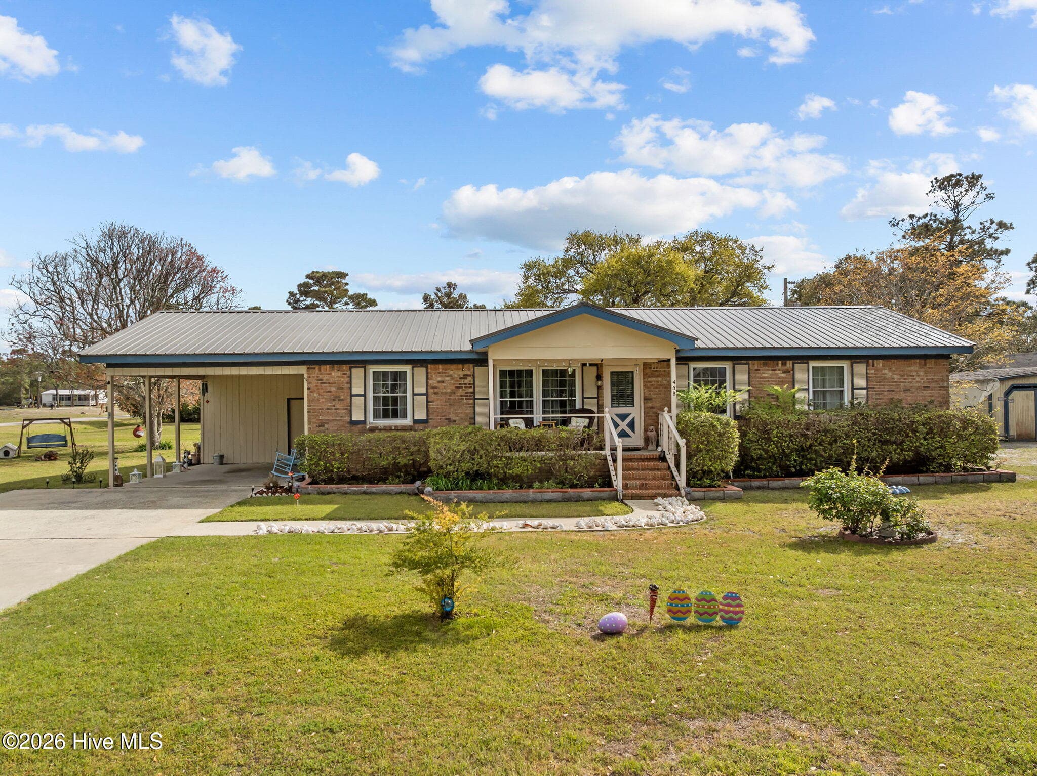 Front of 458 Bayview Drive, Harkers Island, NC 28531