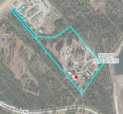 Front of 9001 Wilmington Highway, Holly Ridge, NC 28445