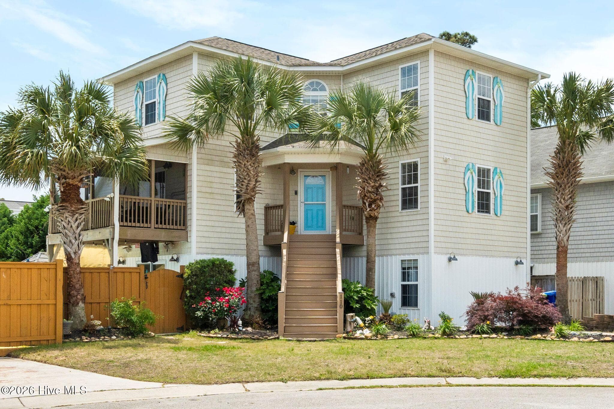 Front of 110 Palm Breeze Drive, Carolina Beach, NC 28428
