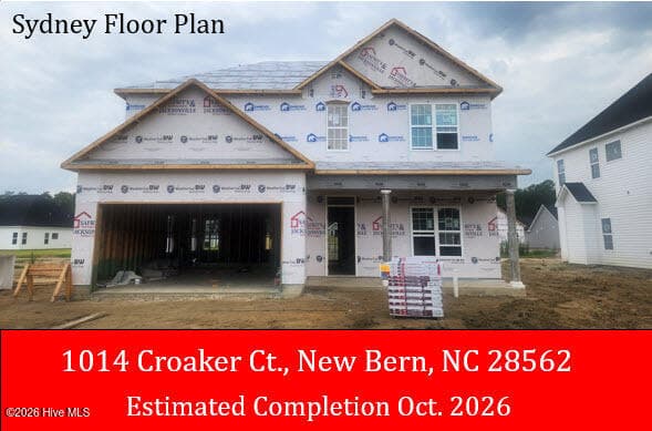 Front of 1014 Croaker Court, New Bern, NC 28562