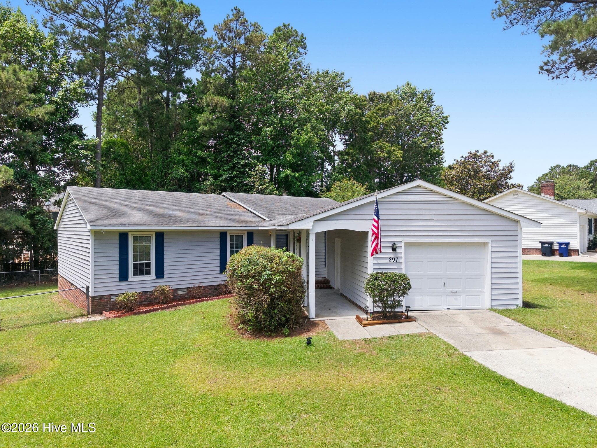 Exterior of 897 Pine Valley Road, Jacksonville, NC 28546