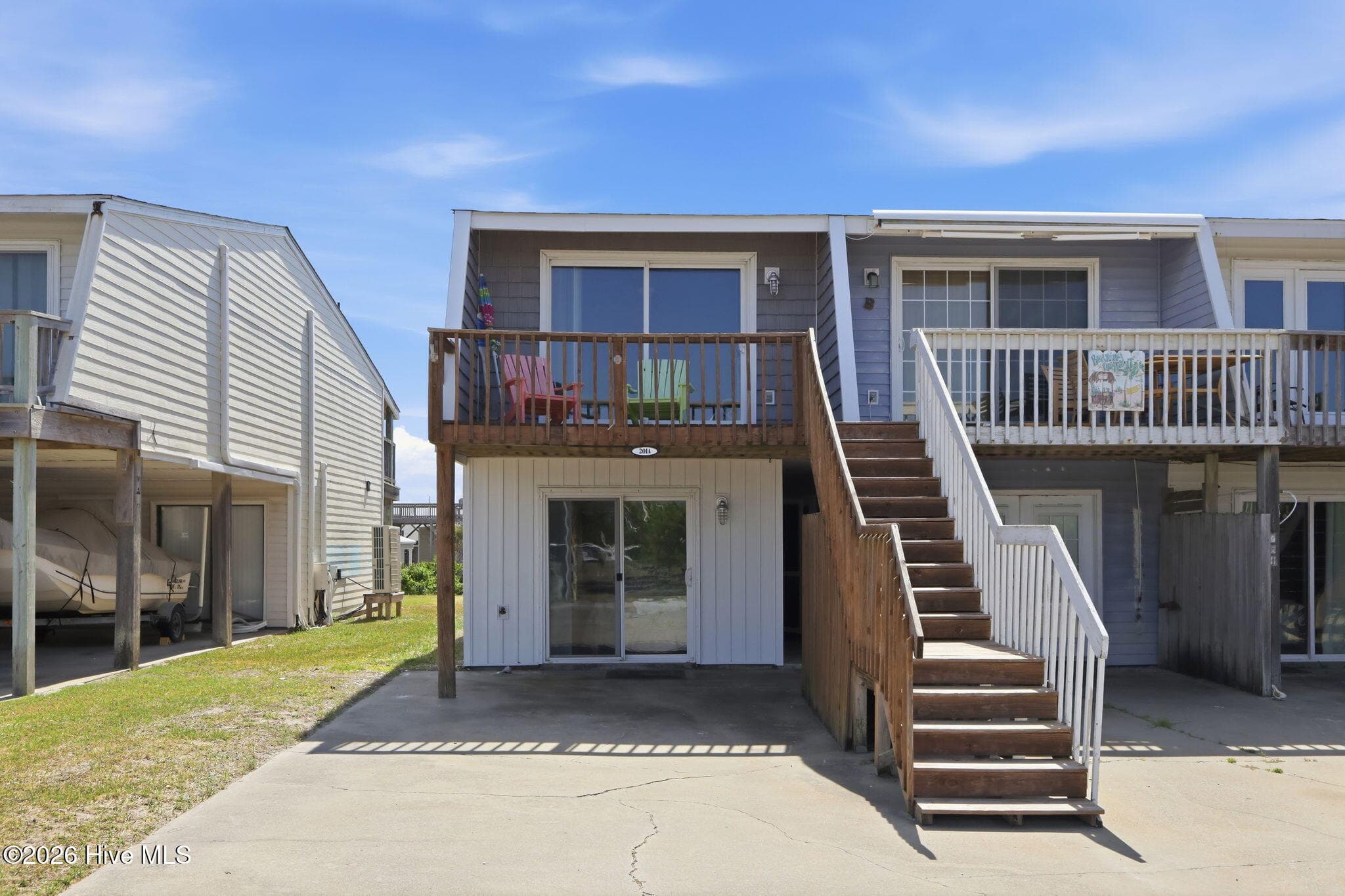 Front of 201 Freeman Lane A, Atlantic Beach, NC 28512