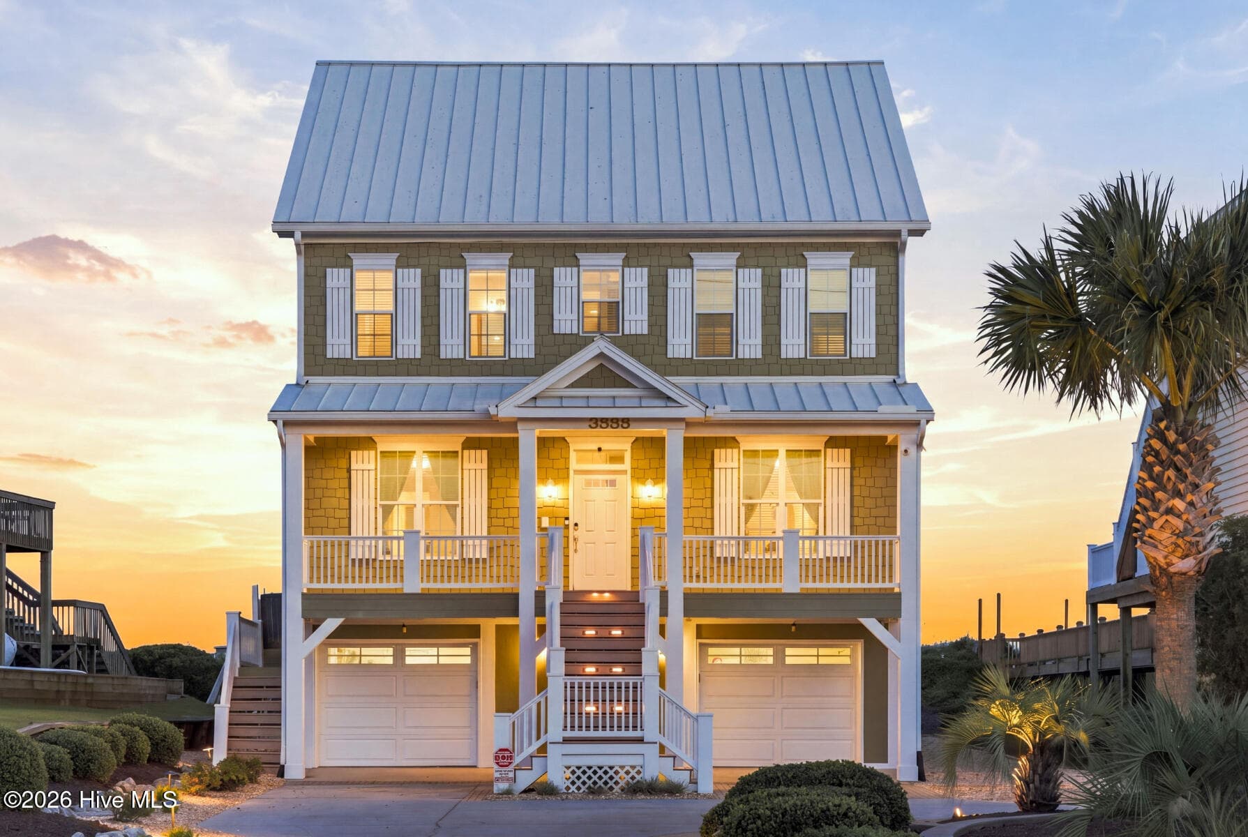 Front of 3586 Island Drive, North Topsail Beach, NC 28460