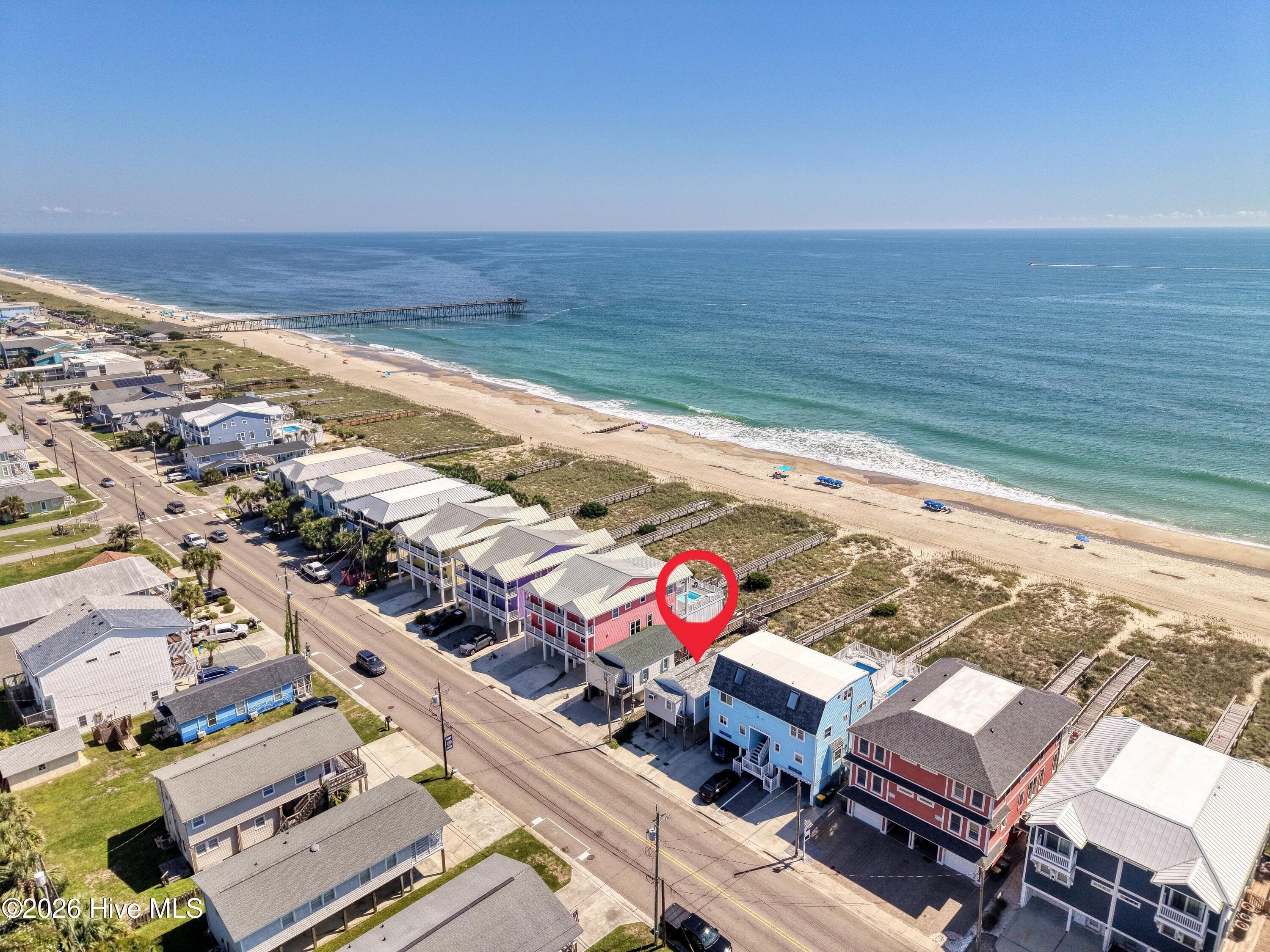 Exterior of 327 Fort Fisher Boulevard S, Kure Beach, NC 28449