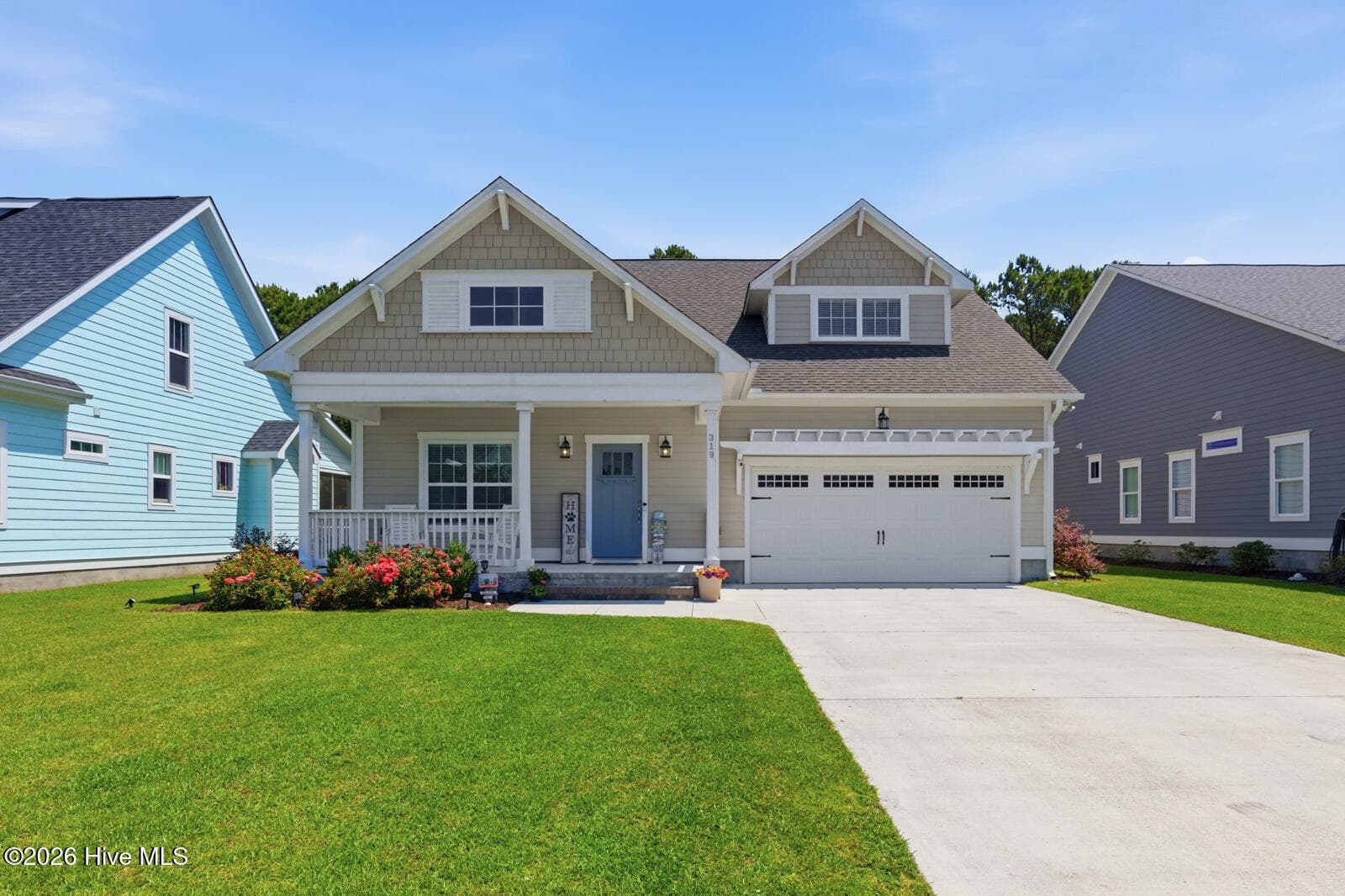 Front of 319 Lightning Bug Lane, Holly Ridge, NC 28445