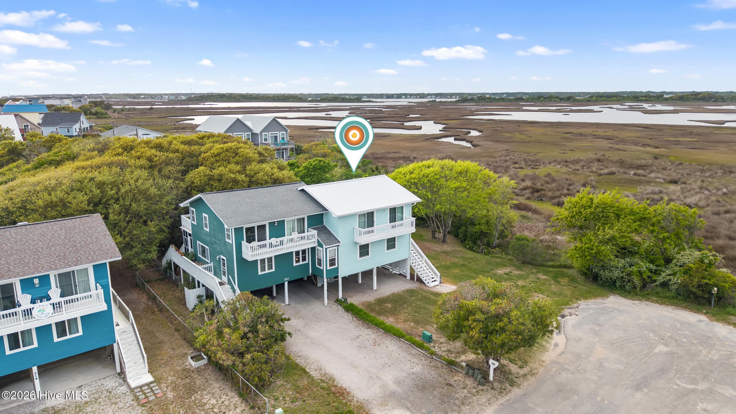 Front of 223 Oyster Lane, North Topsail Beach, NC 28460