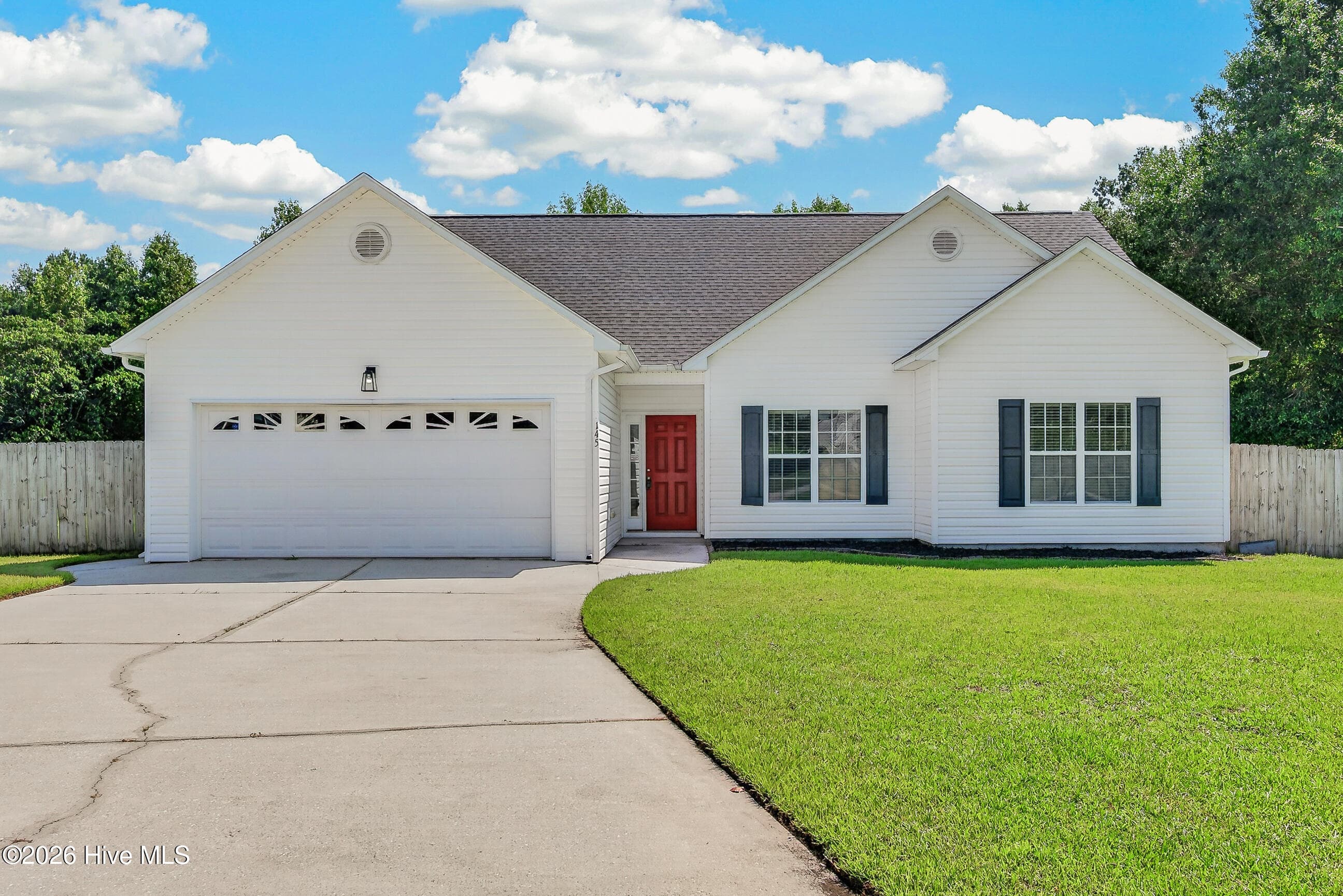 Front of 145 Spring Leaf Lane, Jacksonville, NC 28540