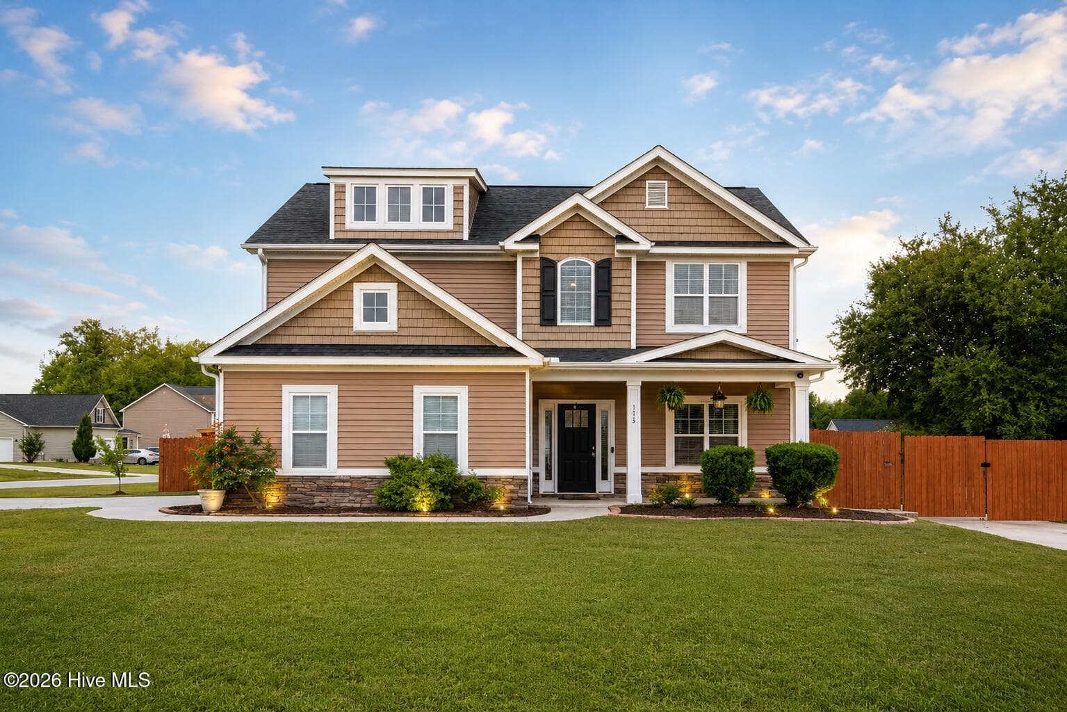 Exterior of 114 Bellchase Drive, Jacksonville, NC 28540