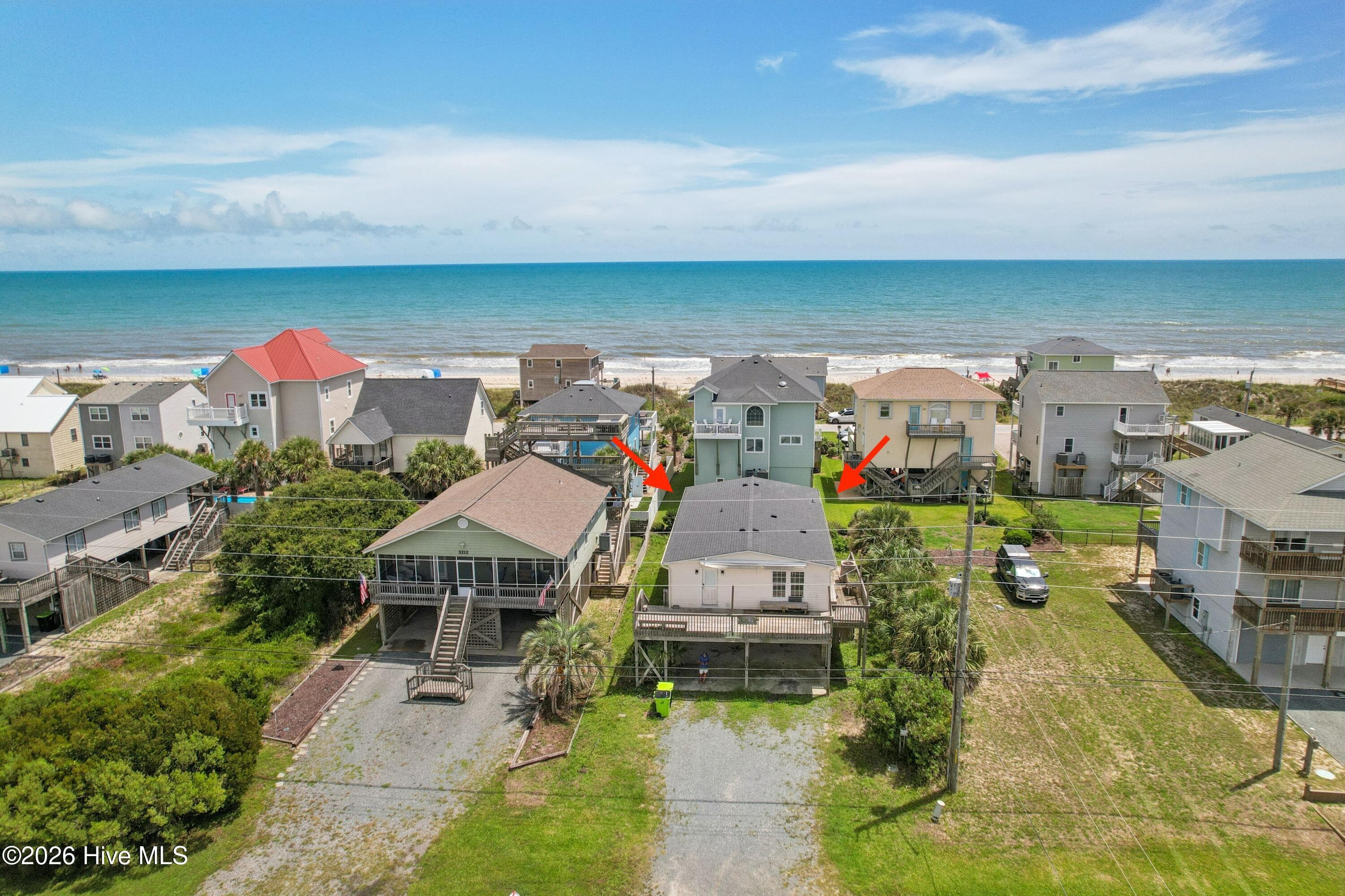 Front of 3210 Island Drive, North Topsail Beach, NC 28460