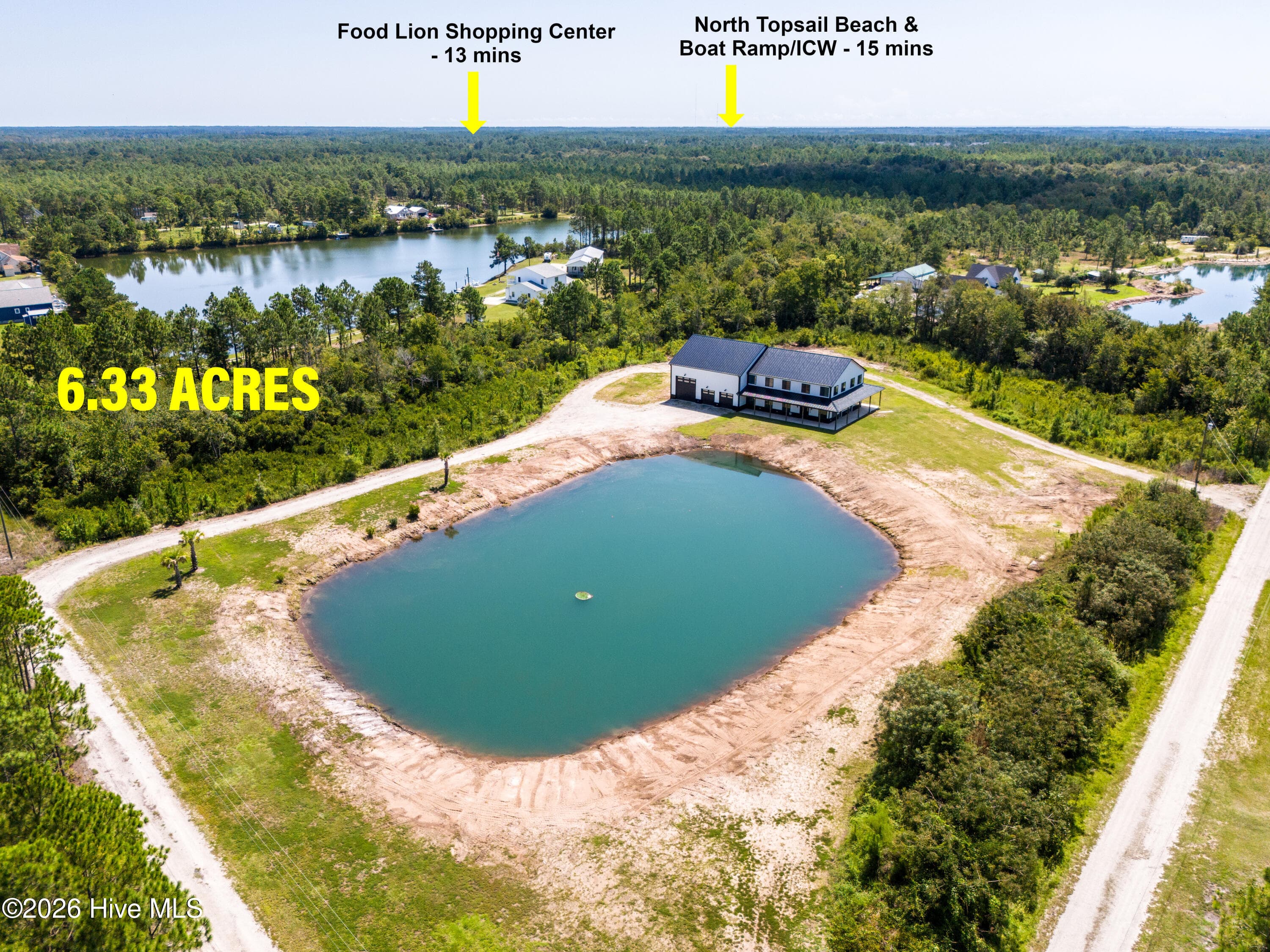 Front of 250 Pilchers Branch Road, Holly Ridge, NC 28445