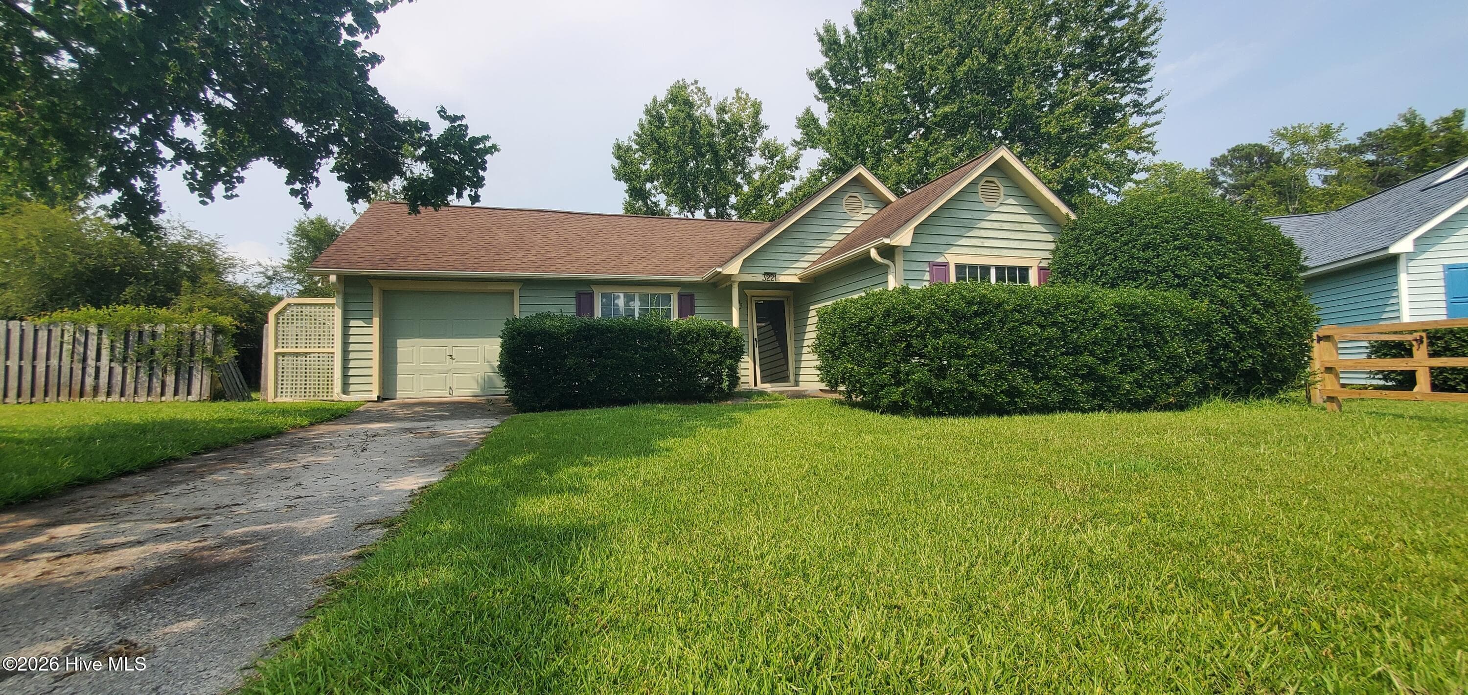 Front of 3221 Whitewood Way, Castle Hayne, NC 28429