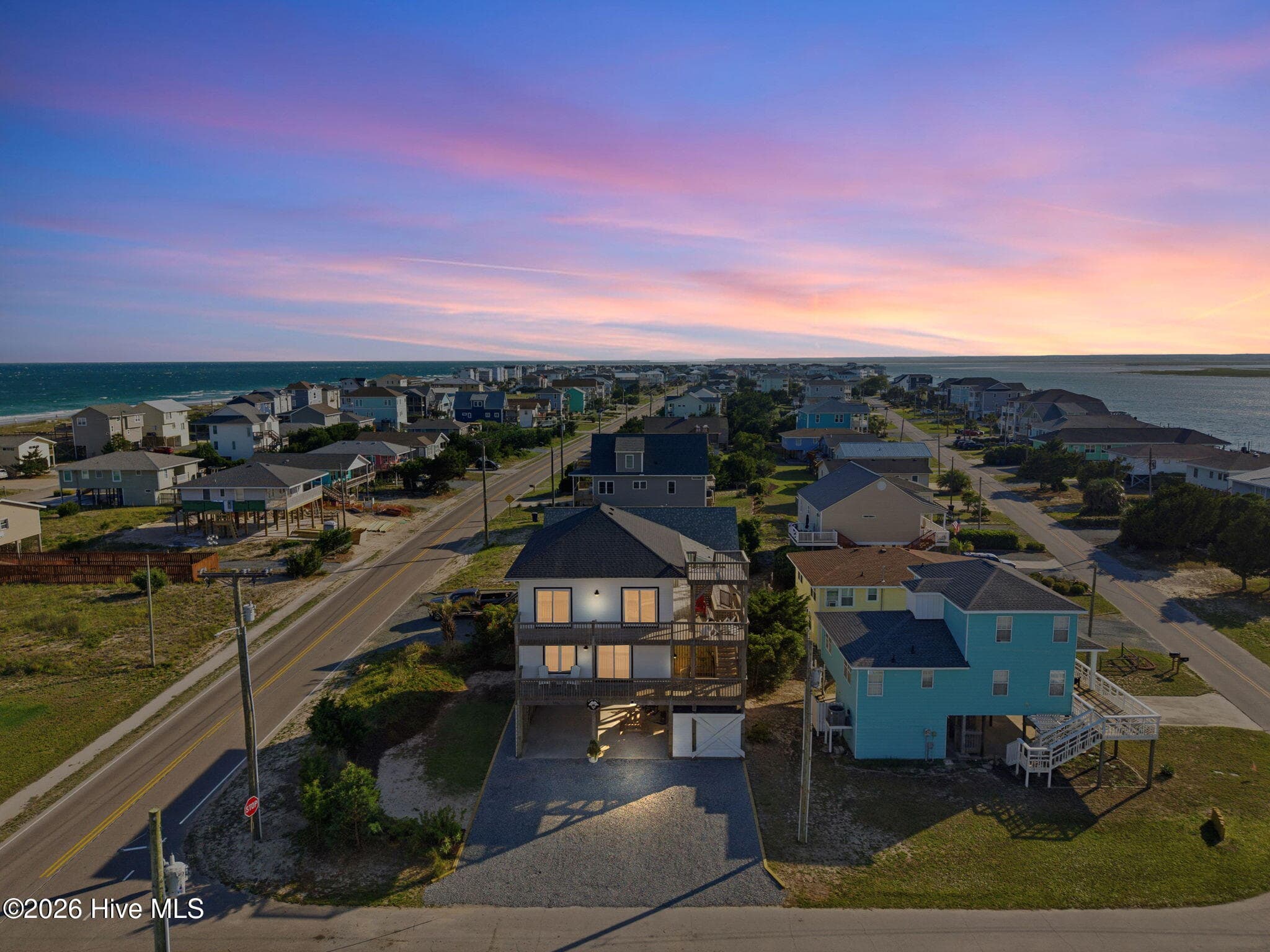 Front of 1402 S Anderson Boulevard, Topsail Beach, NC 28445