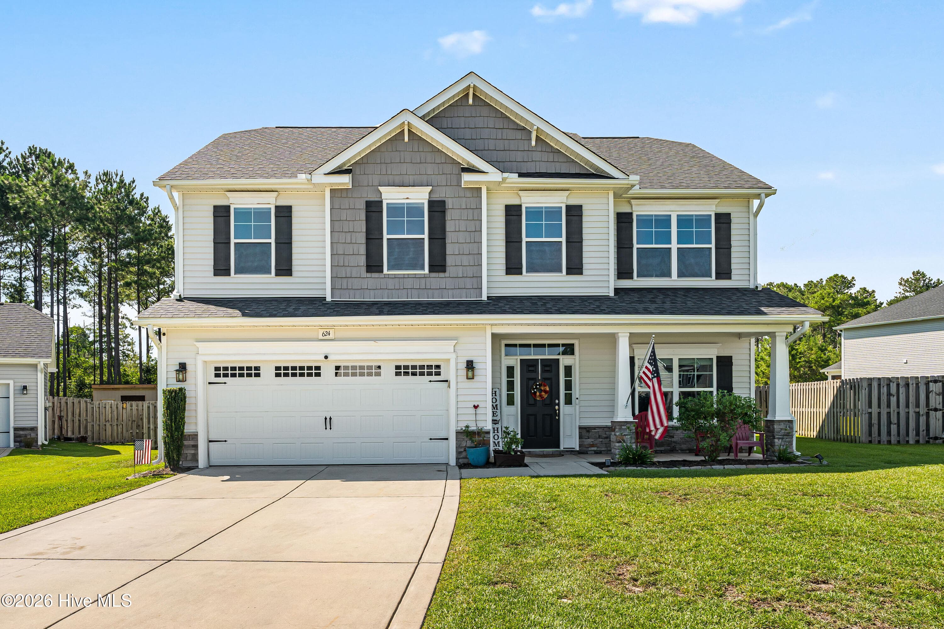 Exterior of 624 High Tide Drive, Sneads Ferry, NC 28460
