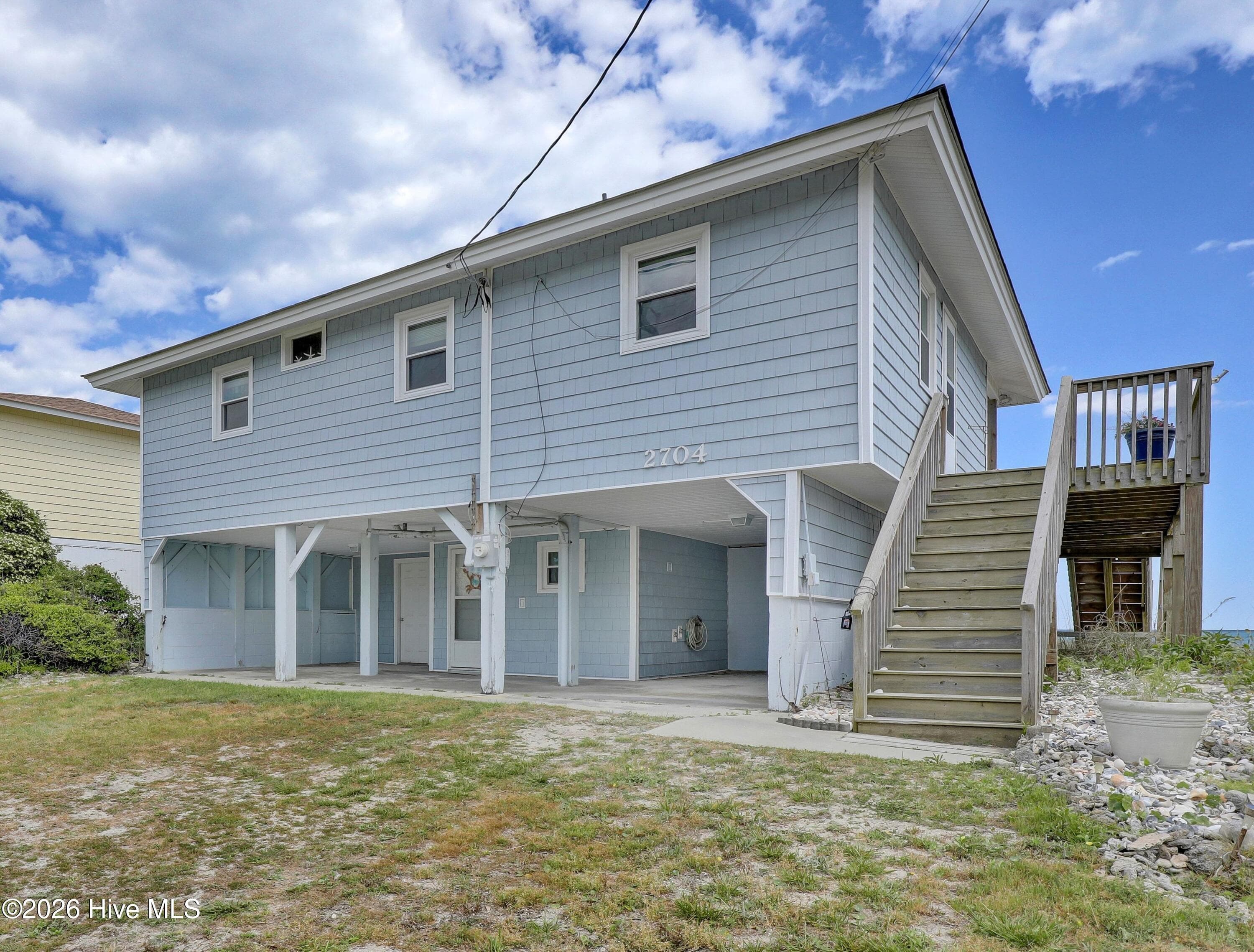 Exterior of 2704 S Shore Drive, Surf City, NC 28445