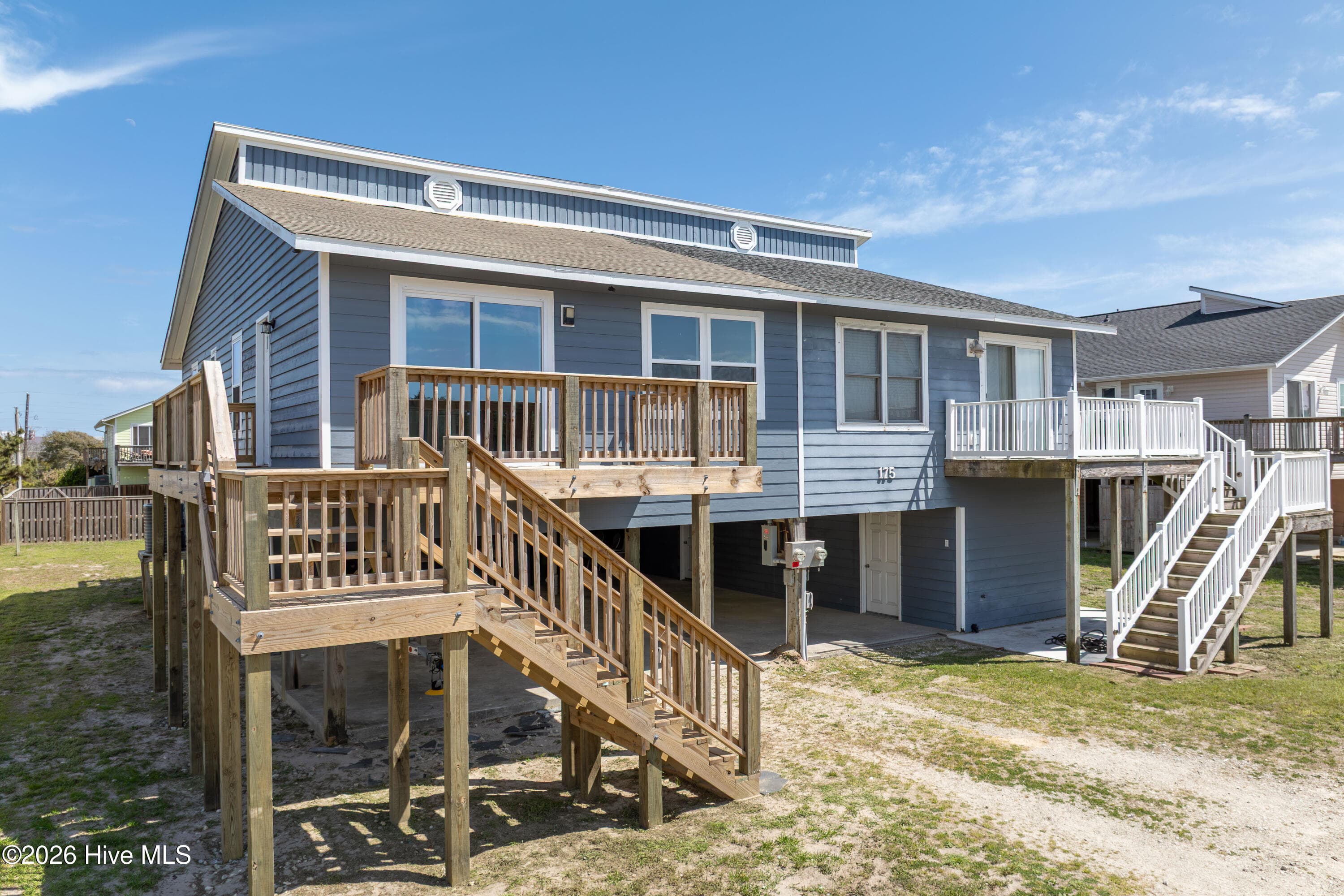 Exterior of 173 Sea Gull Lane, North Topsail Beach, NC 28460