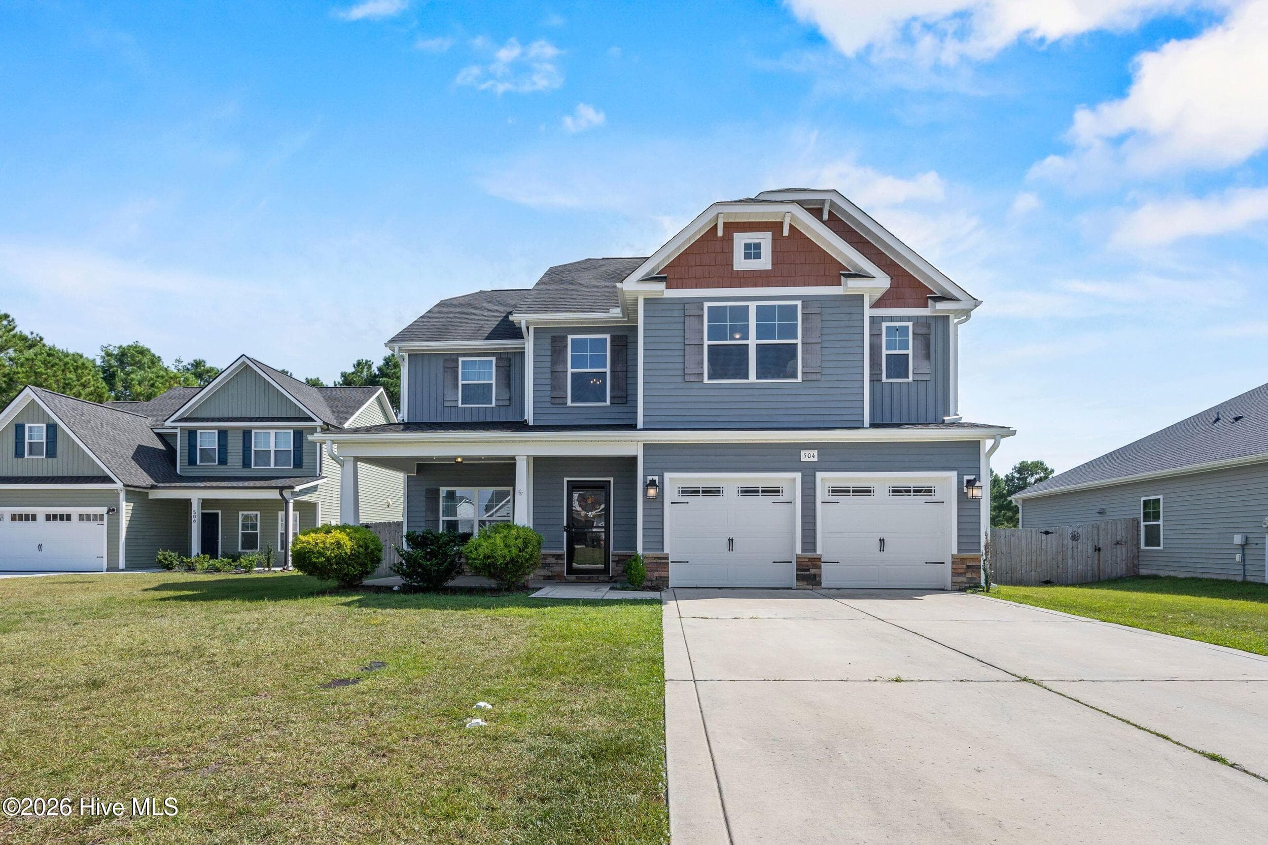 Exterior of 504 Saltworks Lane, Sneads Ferry, NC 28460